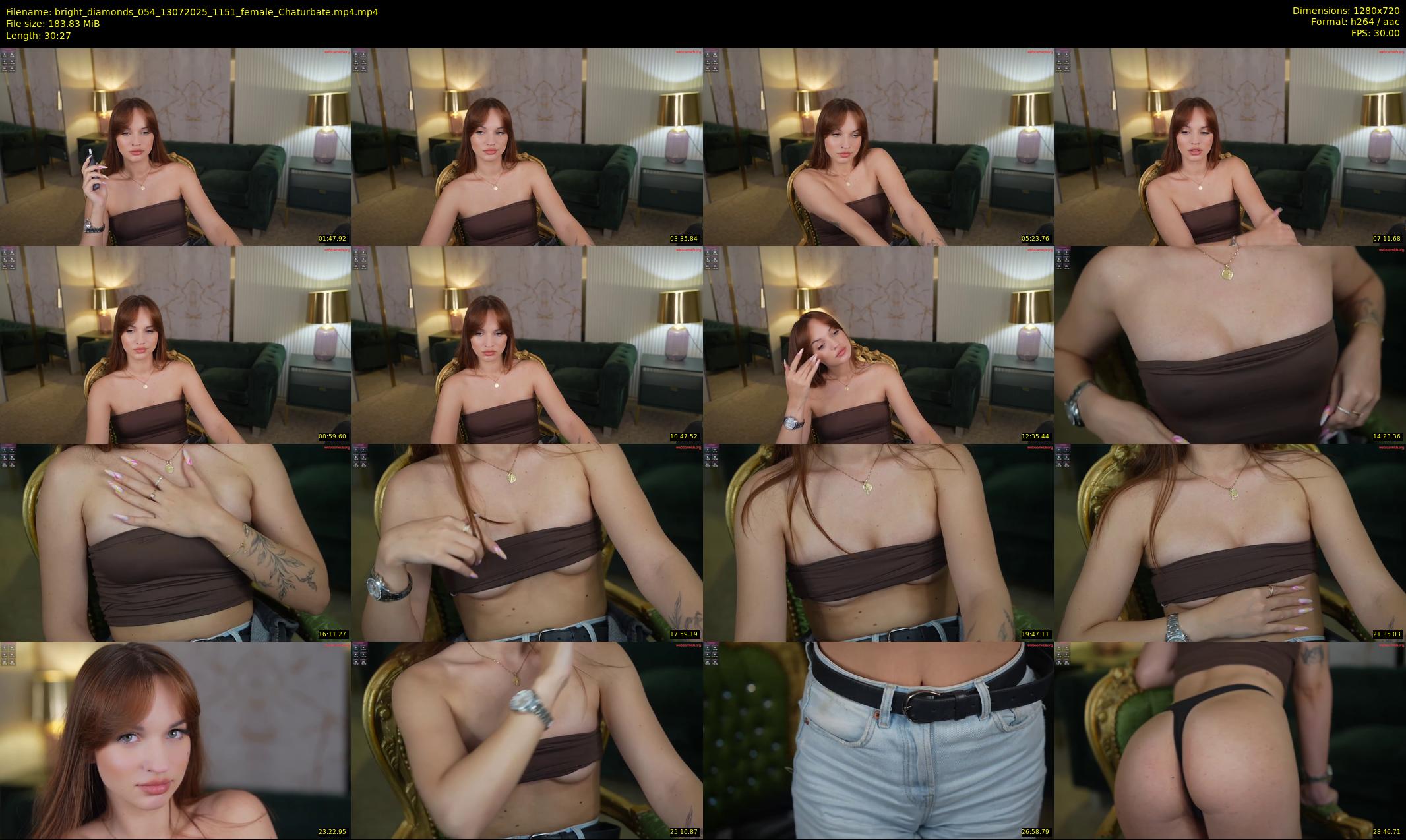 bright_diamonds_054 — 31 minute Chaturbate couple cam show recording, 720p, Jul 13, 2025