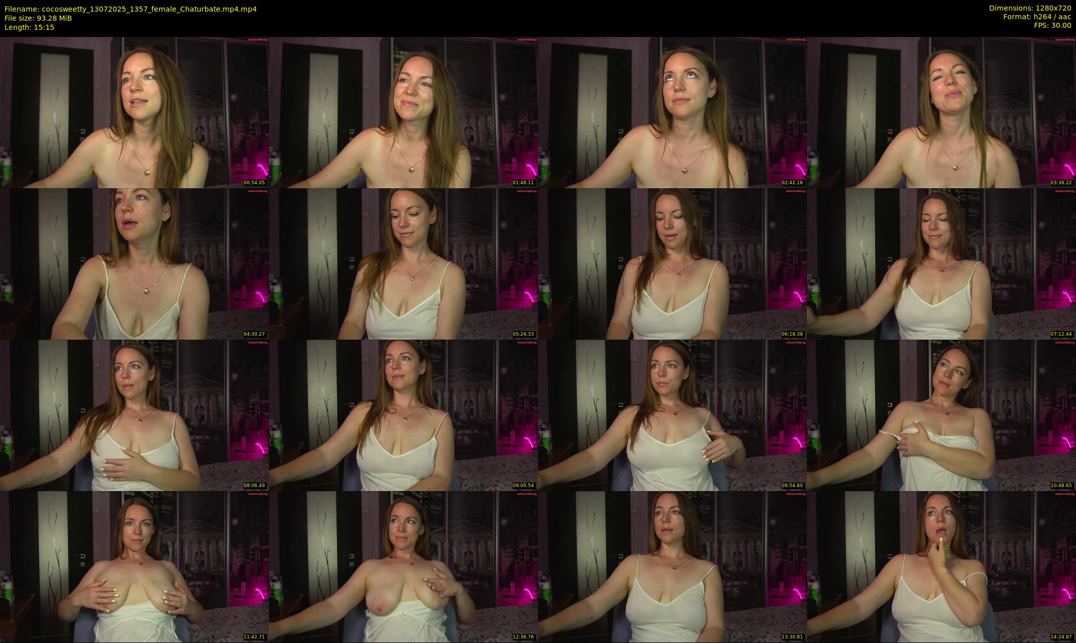 cocosweetty — 16 minute Chaturbate female cam show recording, 720p, Jul 13, 2025