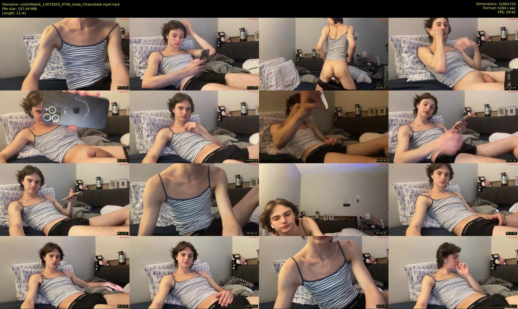 cool24twink — 12 minute Chaturbate male cam show recording, 720p, Jul 13, 2025