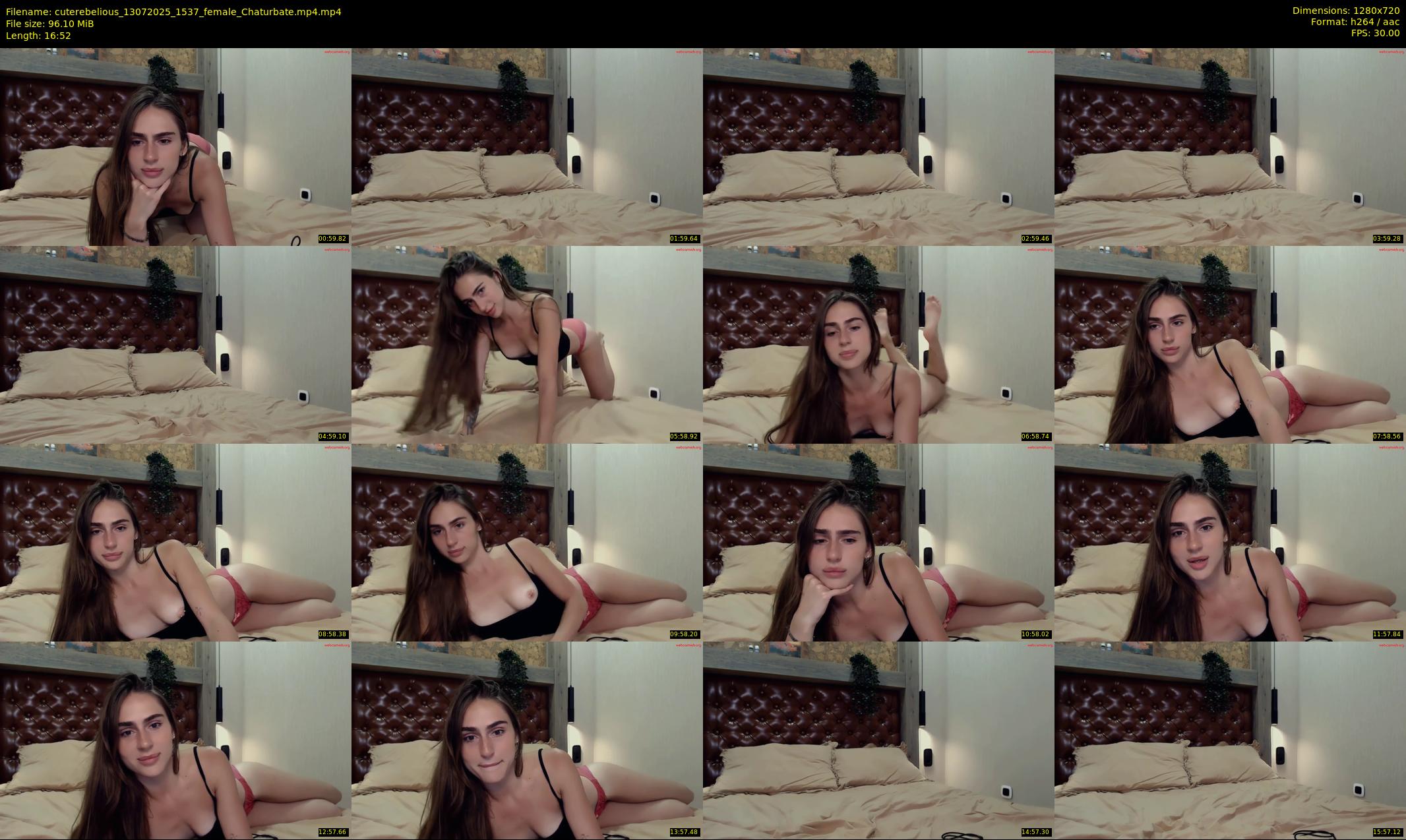 cuterebelious — 17 minute Chaturbate female cam show recording, 720p, Jul 13, 2025