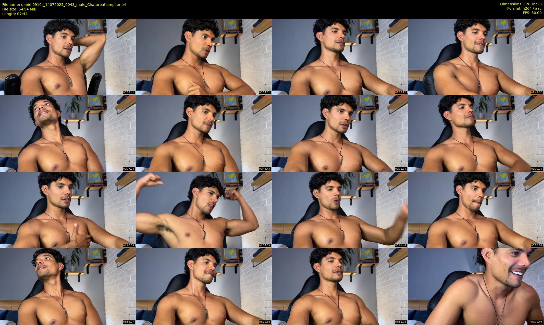 daniel0910s — 8 minute Chaturbate male cam show recording, 720p, Jul 14, 2025