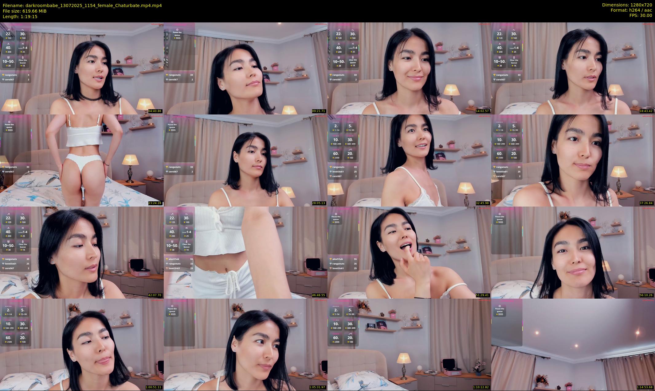 darkroombabe — 80 minute Chaturbate female cam show recording, 720p, Jul 13, 2025