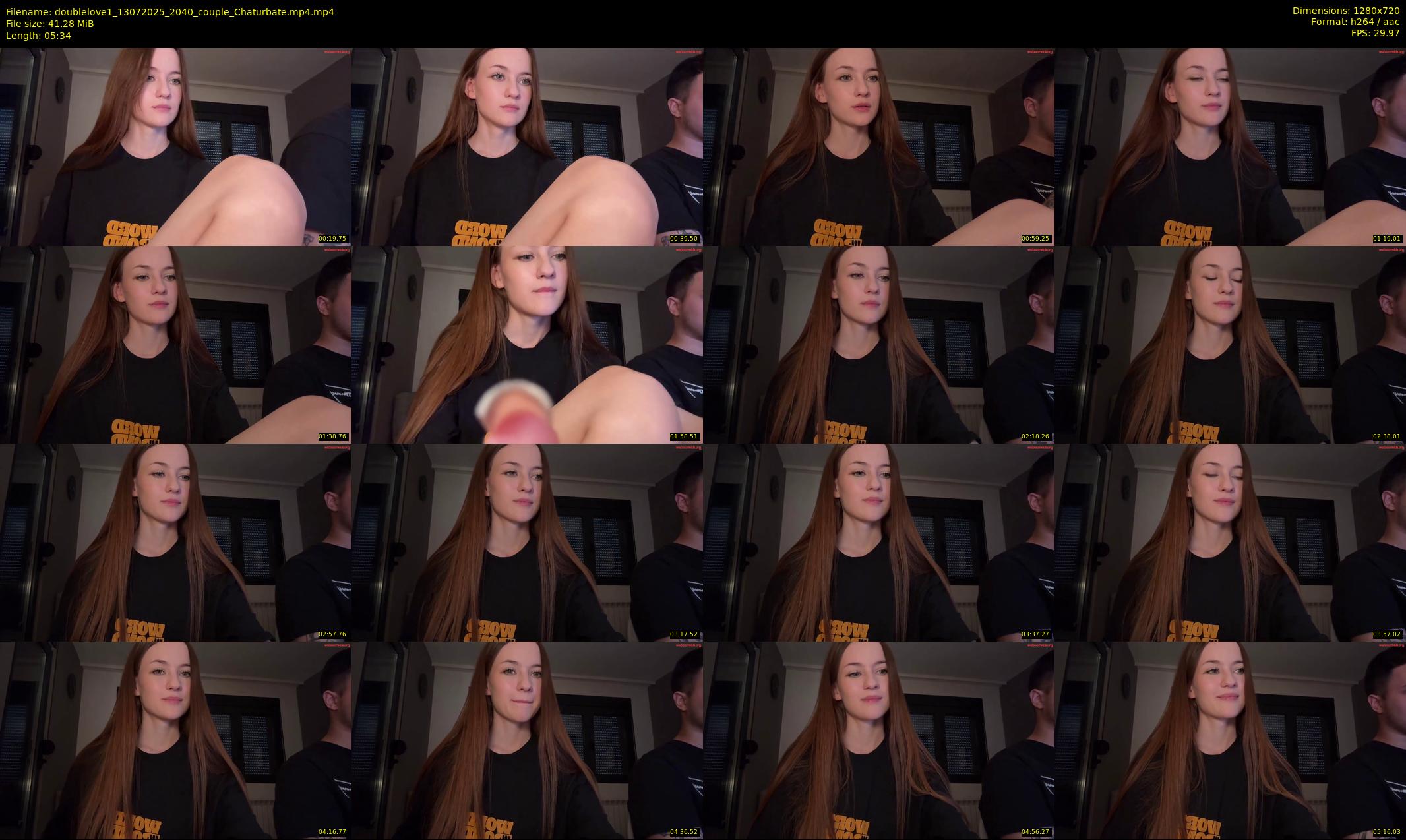 doublelove1 — 6 minute Chaturbate couple cam show recording, 720p, Jul 13, 2025