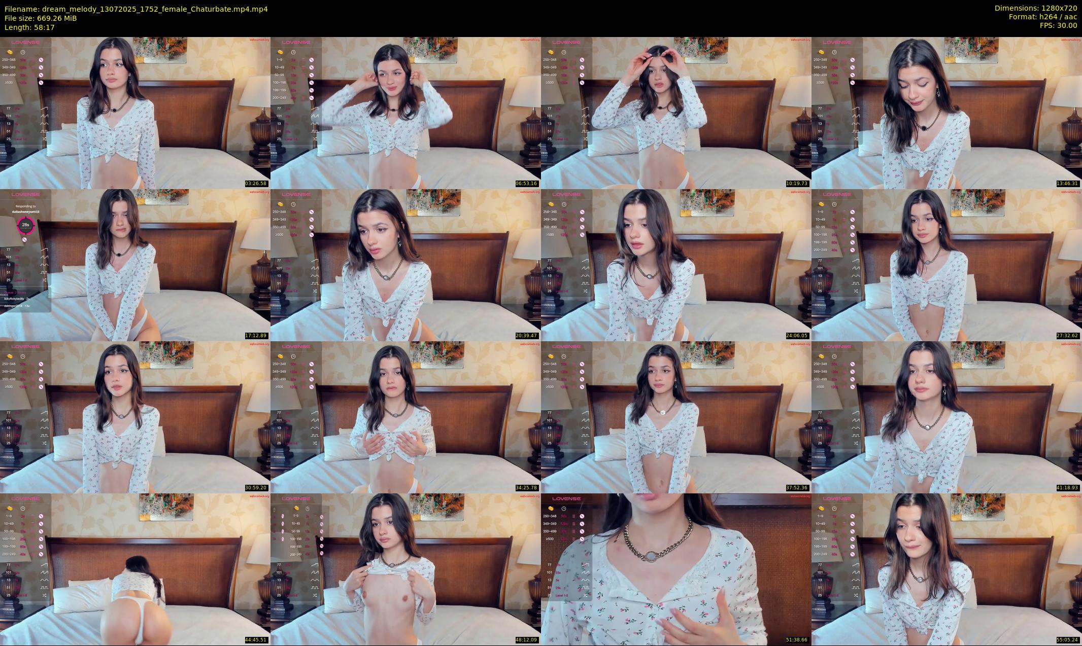 dream_melody — 59 minute Chaturbate female cam show recording, 720p, Jul 13, 2025