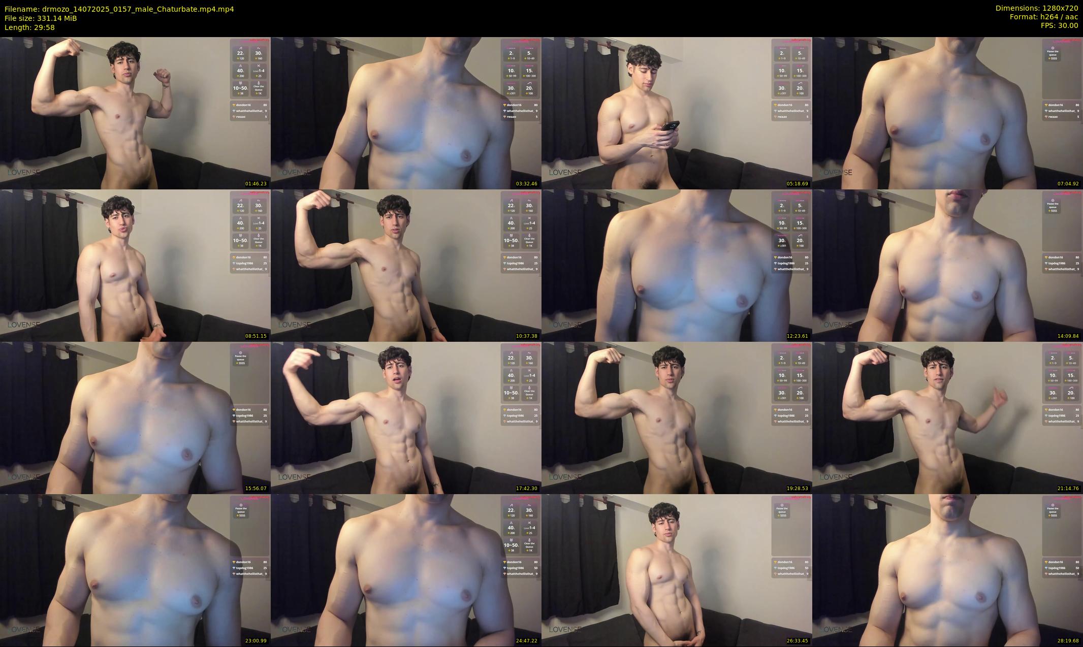 drmozo — 30 minute Chaturbate male cam show recording, 720p, Jul 14, 2025