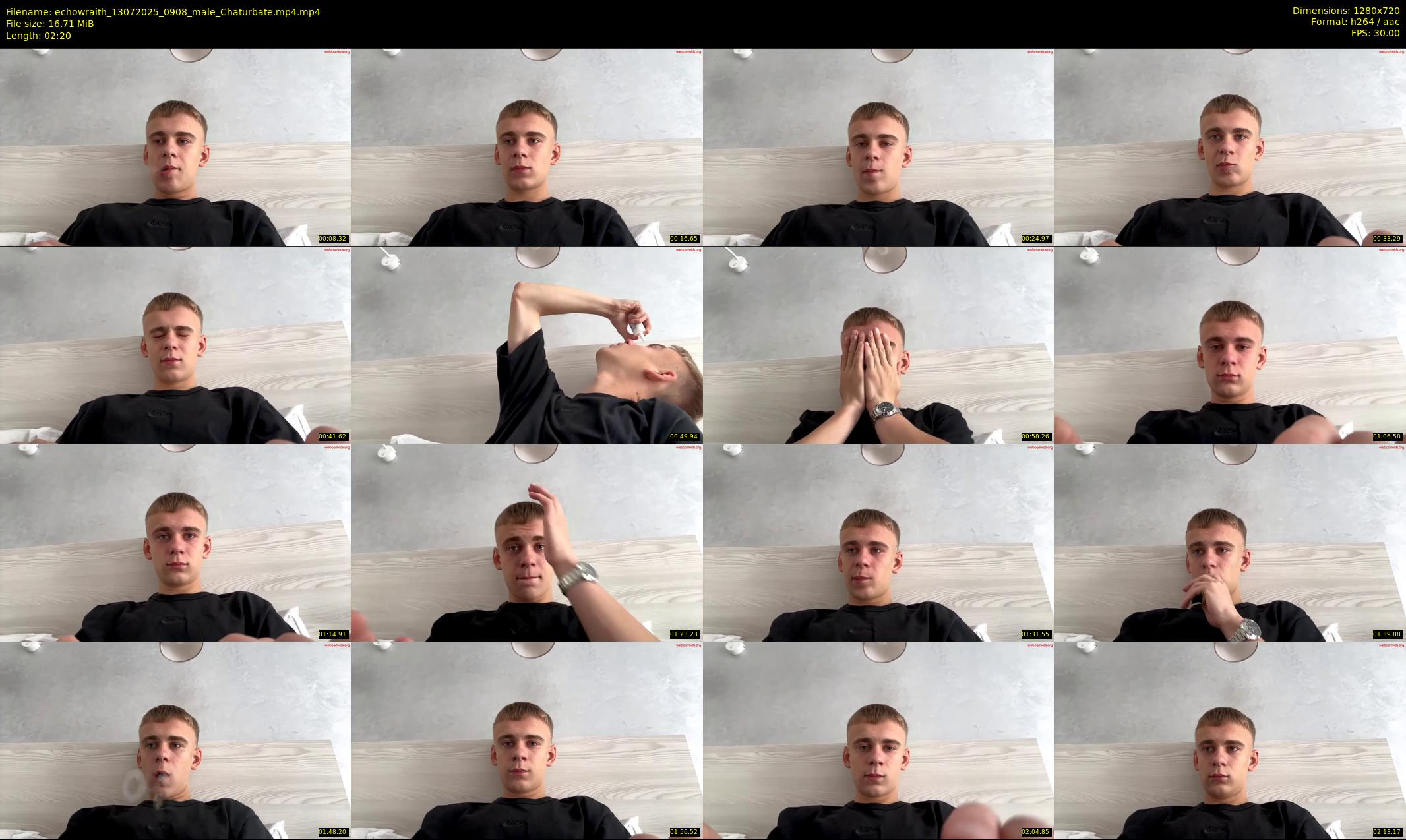 echowraith — 3 minute Chaturbate male cam show recording, 720p, Jul 13, 2025