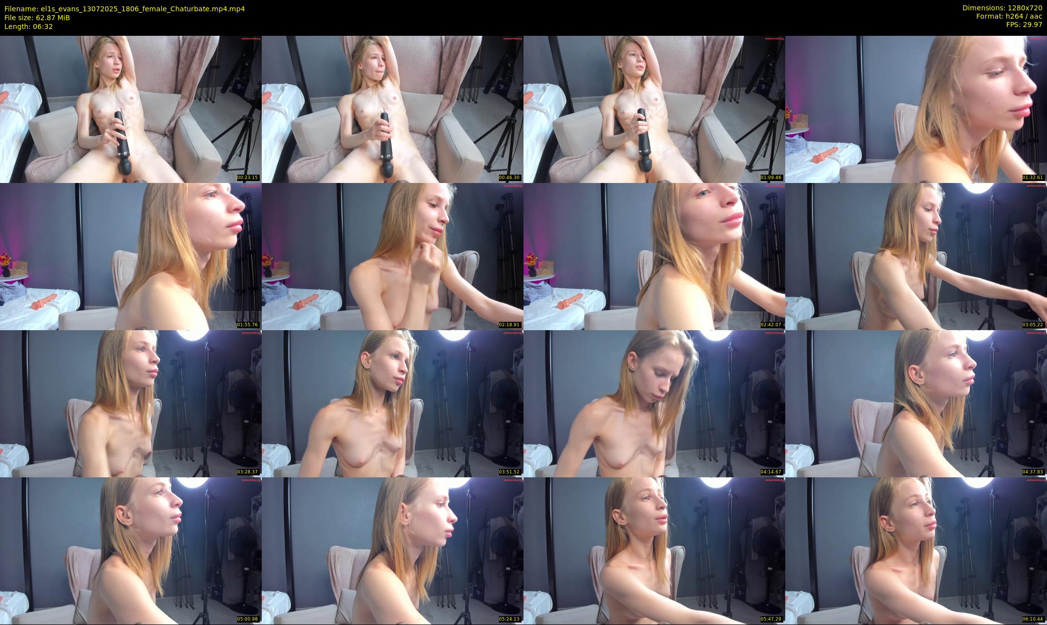 el1s_evans — 7 minute Chaturbate female cam show recording, 720p, Jul 13, 2025
