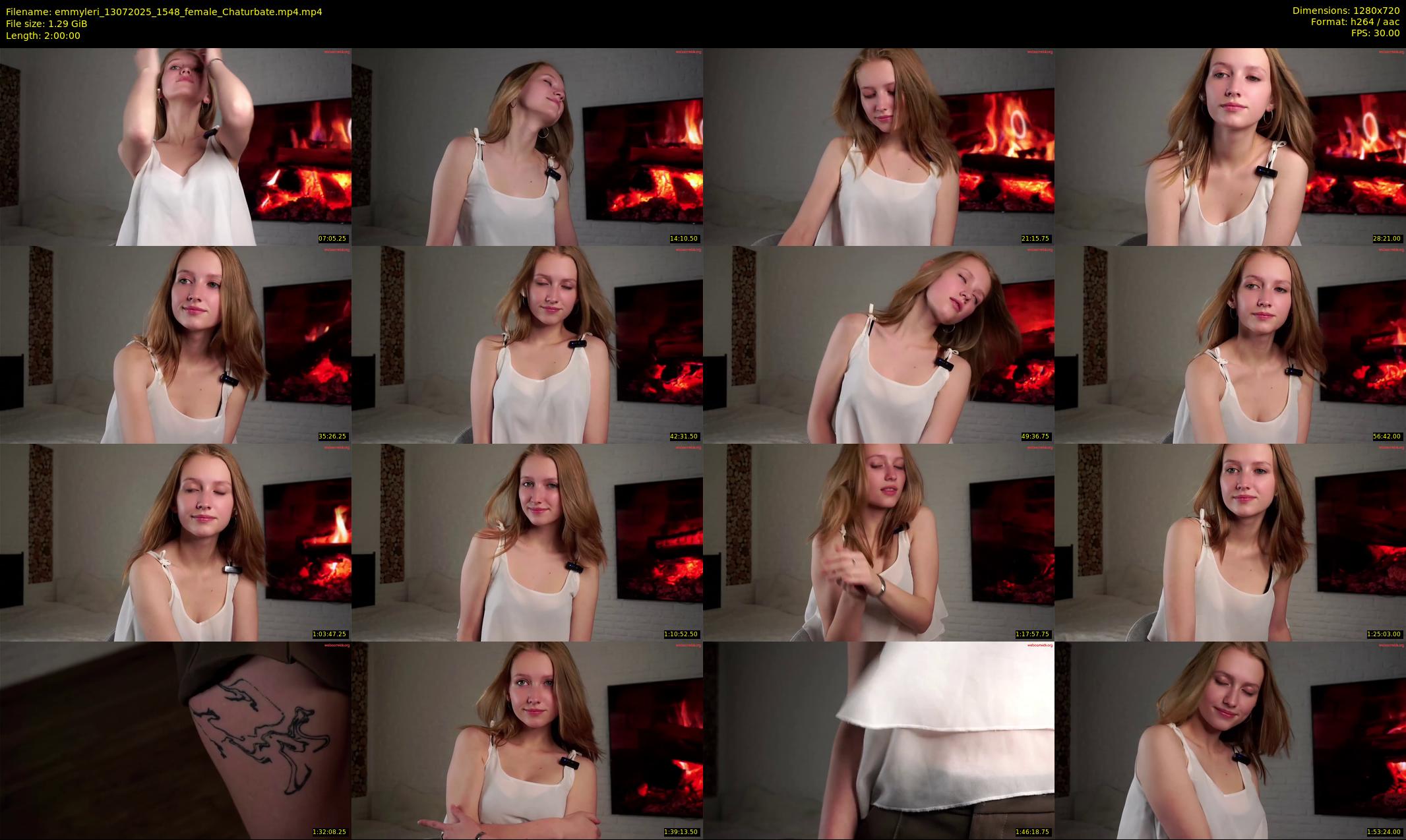 emmyleri — 120 minute Chaturbate female cam show recording, 720p, Jul 13, 2025