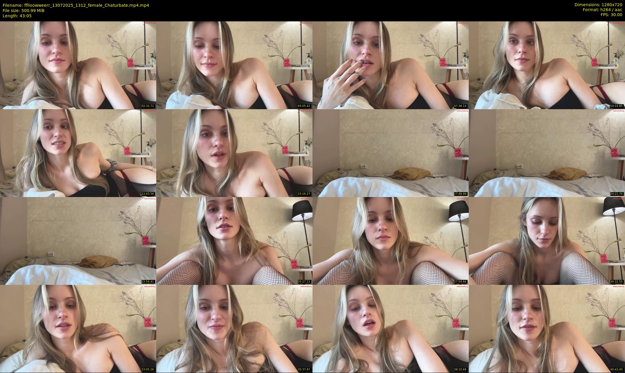 fflloowweerr — 44 minute Chaturbate couple cam show recording, 720p, Jul 13, 2025