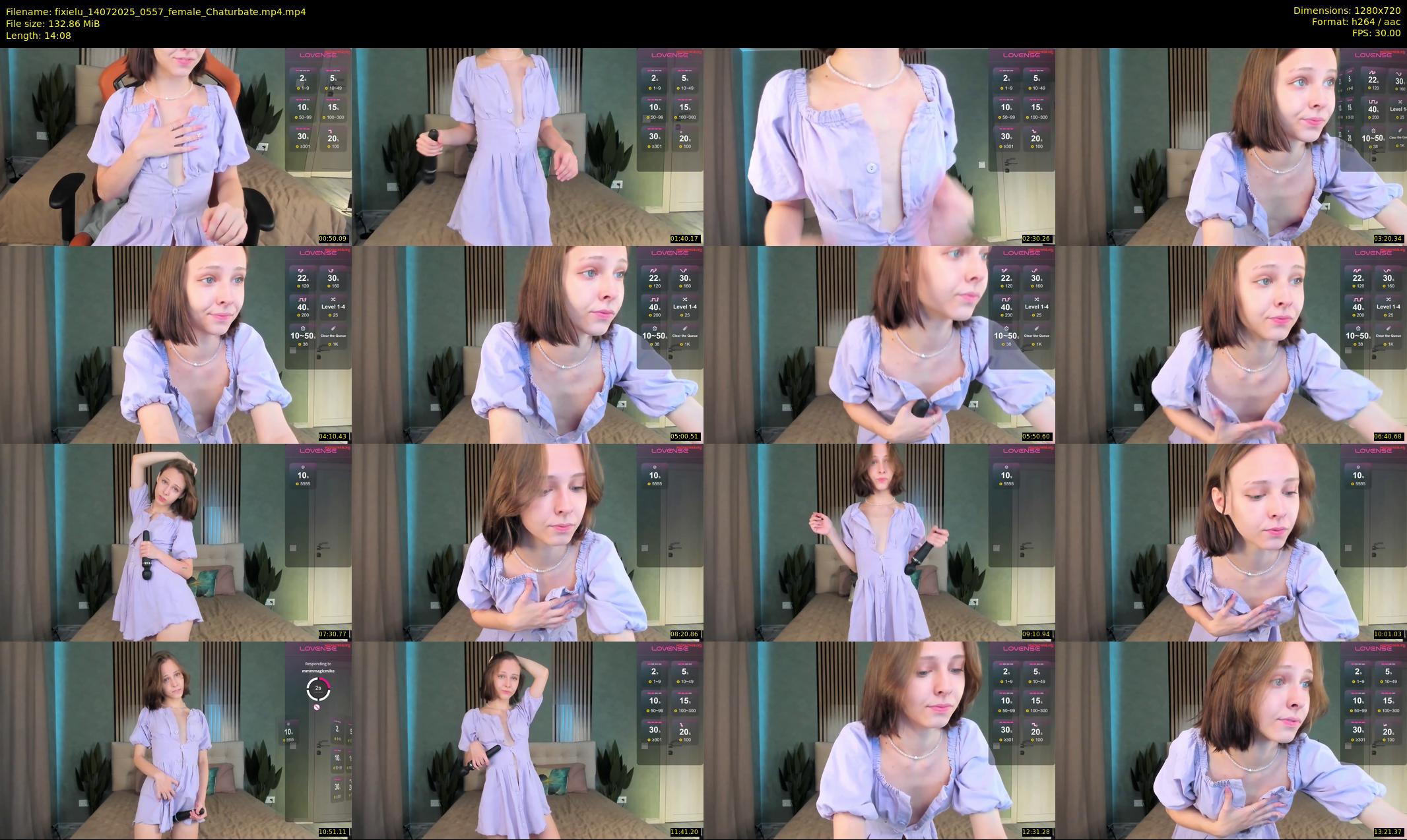 fixielu — 15 minute Chaturbate female cam show recording, 720p, Jul 14, 2025