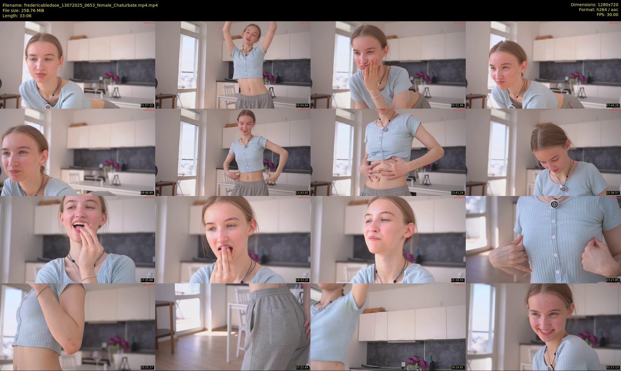fredericabledsoe — 34 minute Chaturbate female cam show recording, 720p, Jul 13, 2025