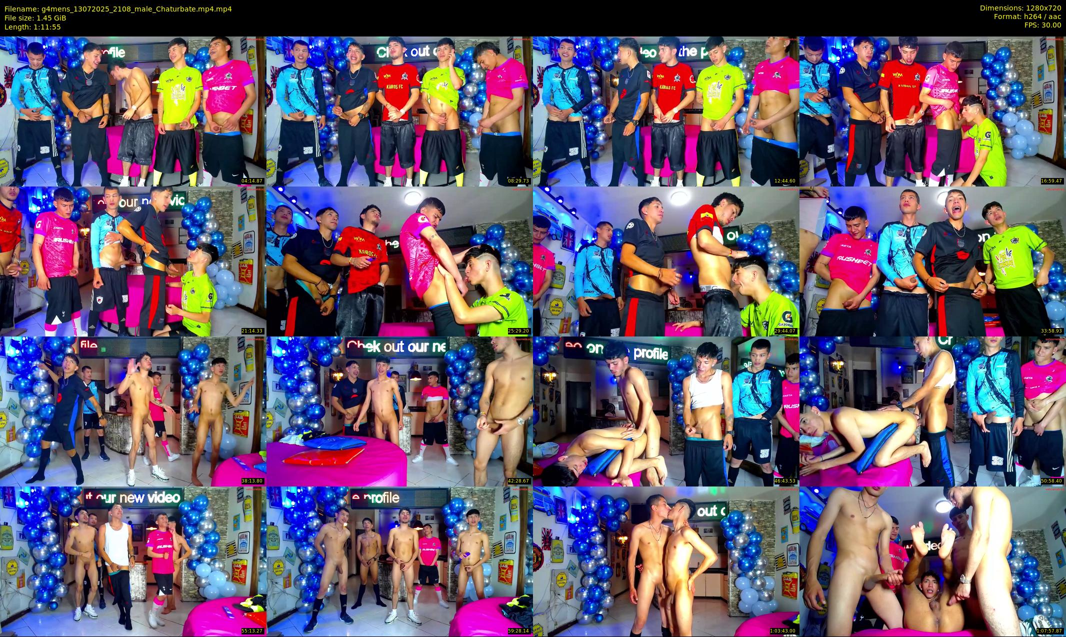 g4mens — 72 minute Chaturbate male cam show recording, 720p, Jul 13, 2025