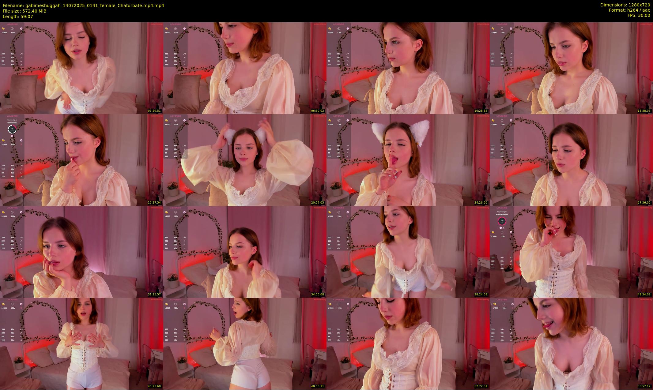 gabimeshuggah — 60 minute Chaturbate female cam show recording, 720p, Jul 14, 2025
