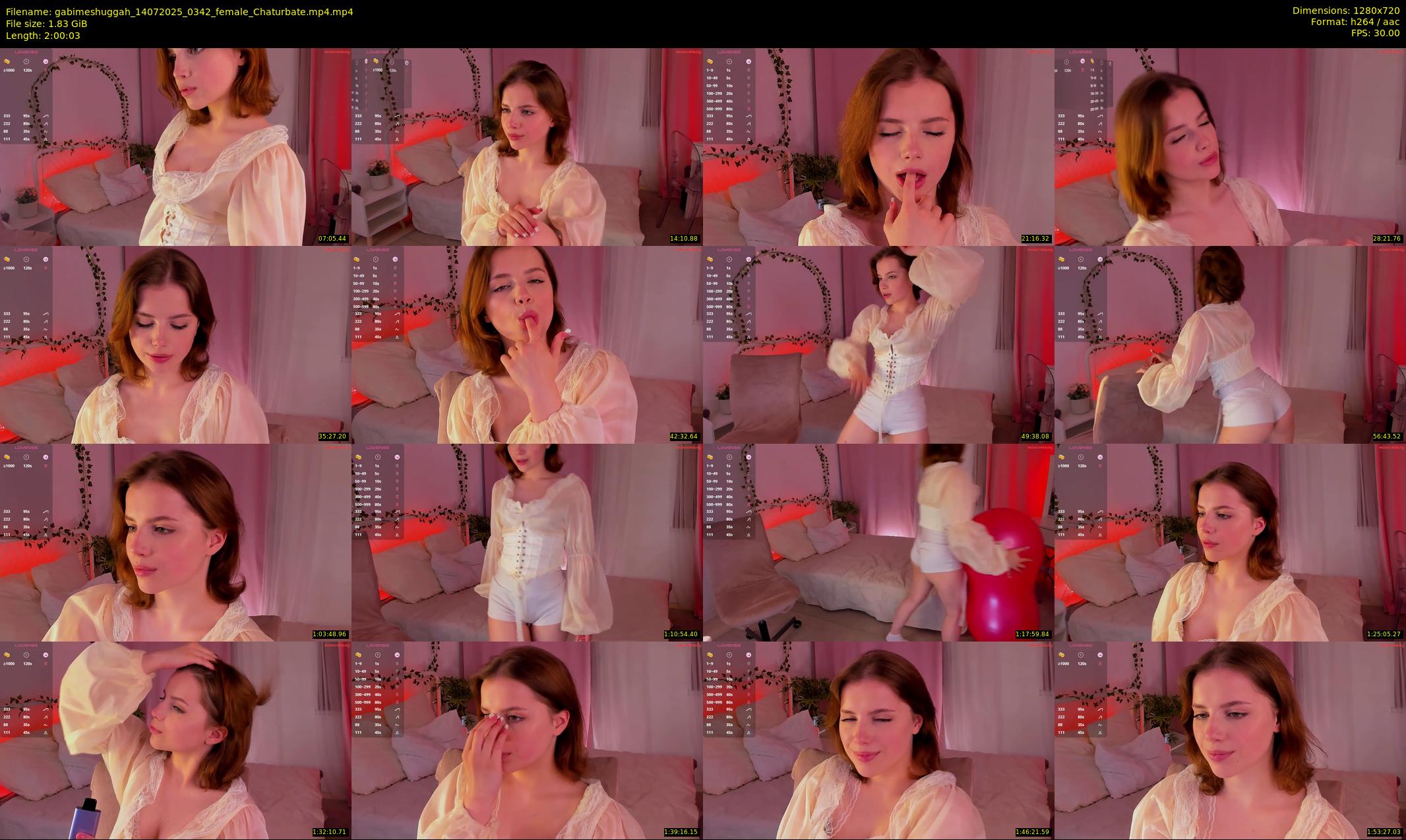 gabimeshuggah — 121 minute Chaturbate female cam show recording, 720p, Jul 14, 2025