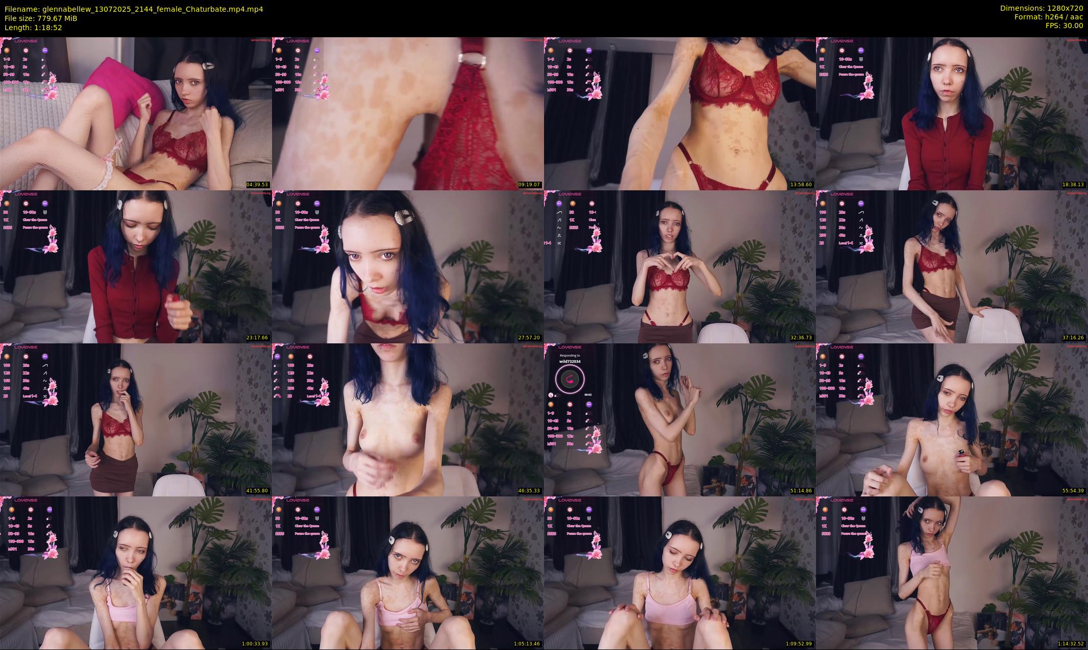 glennabellew — 79 minute Chaturbate female cam show recording, 720p, Jul 13, 2025