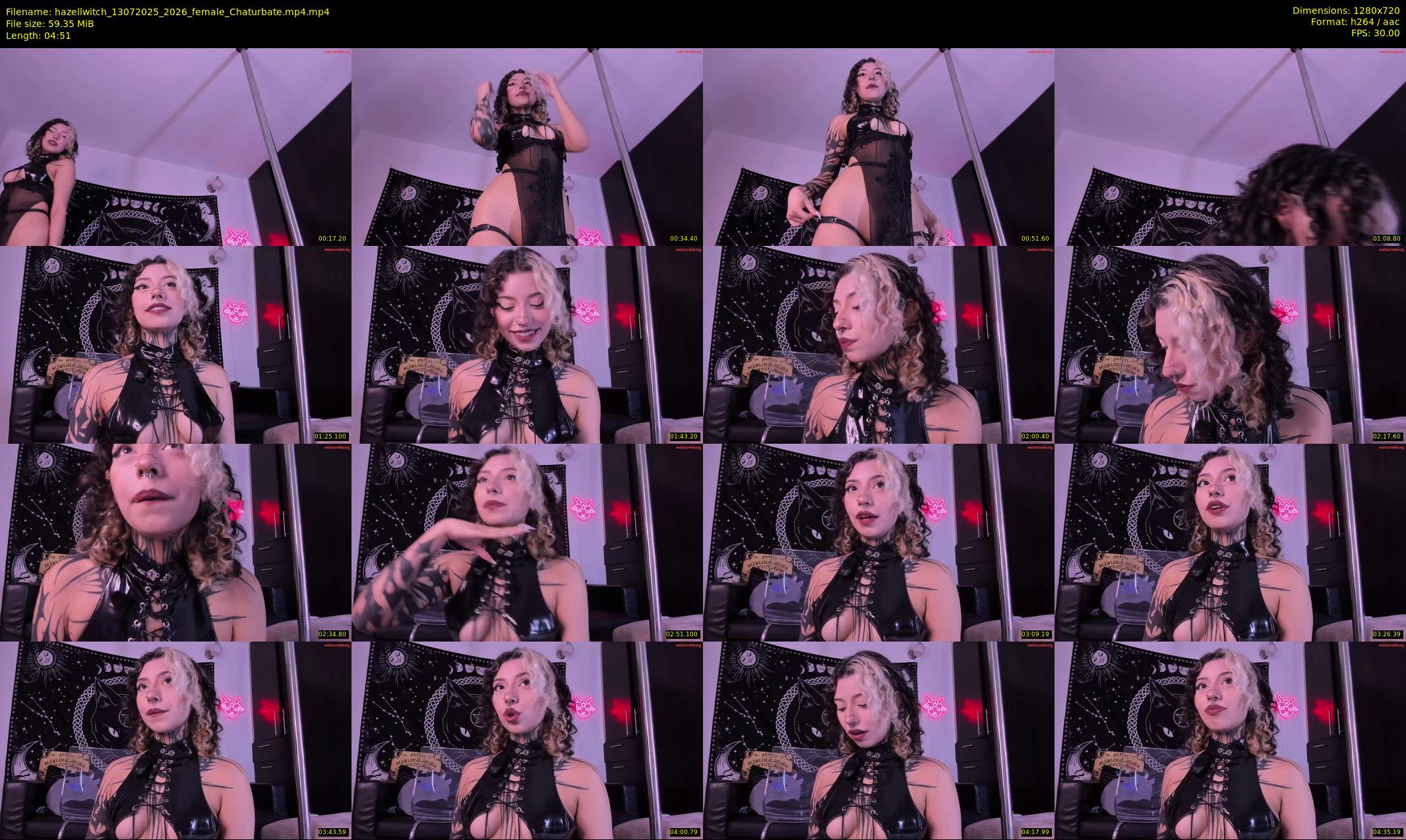 hazellwitch — 5 minute Chaturbate female cam show recording, 720p, Jul 13, 2025