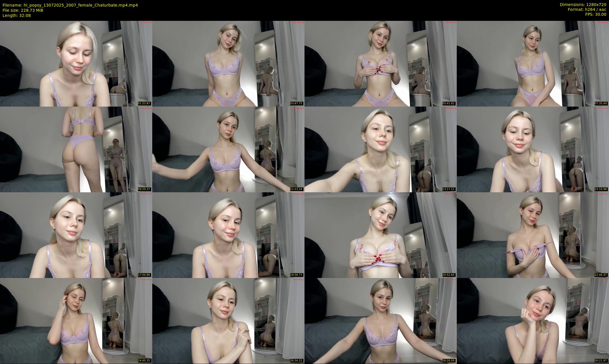 hi_popsy — 33 minute Chaturbate female cam show recording, 720p, Jul 13, 2025