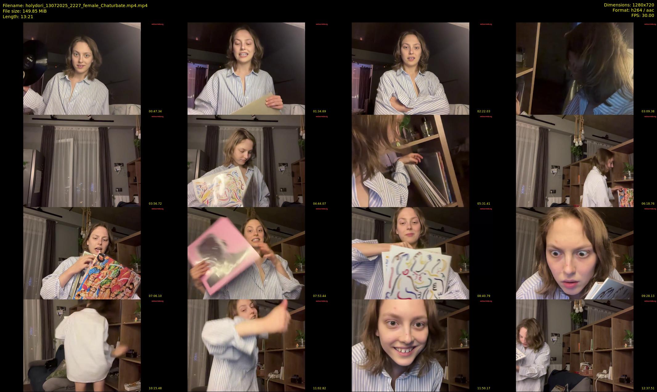 holydori — 14 minute Chaturbate female cam show recording, 720p, Jul 13, 2025