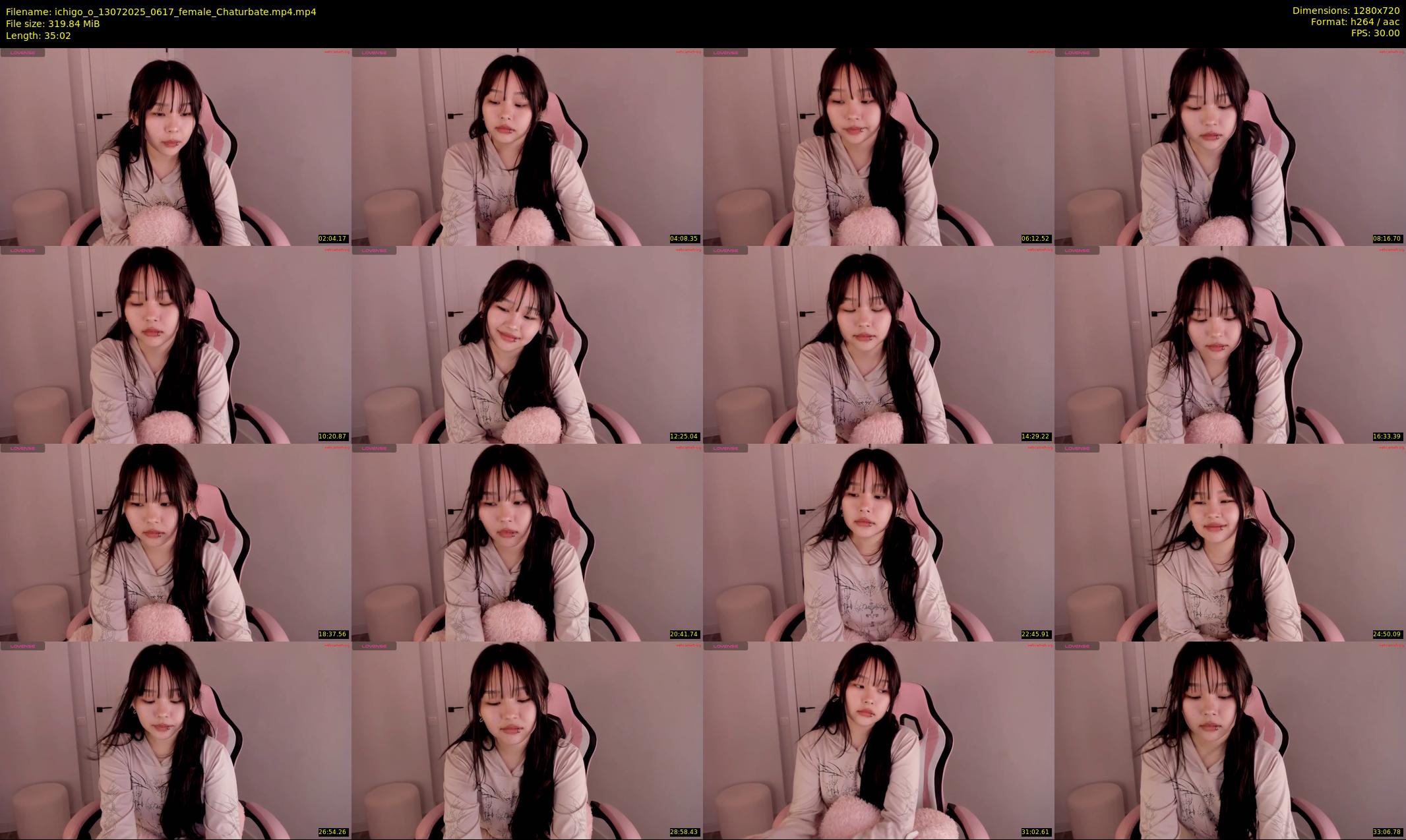 ichigo_o — 36 minute Chaturbate female cam show recording, 720p, Jul 13, 2025
