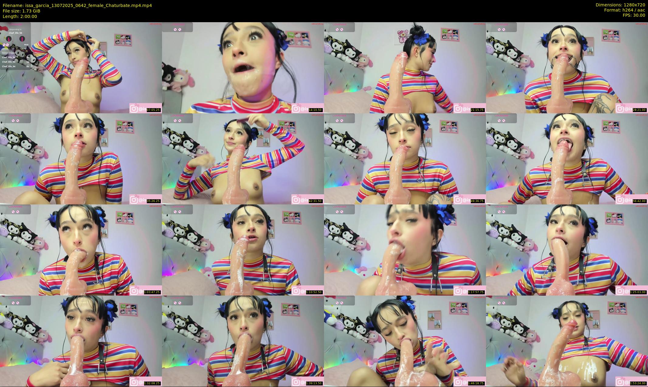 issa_garcia — 120 minute Chaturbate female cam show recording, 720p, Jul 13, 2025