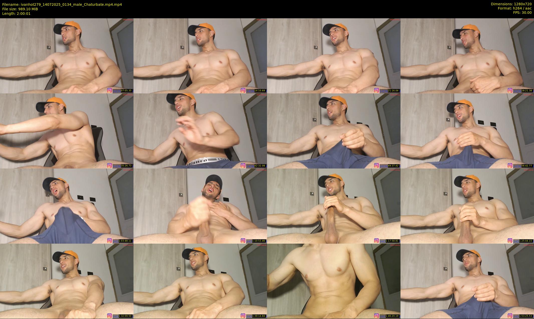 ivanhot279 — 121 minute Chaturbate male cam show recording, 720p, Jul 14, 2025