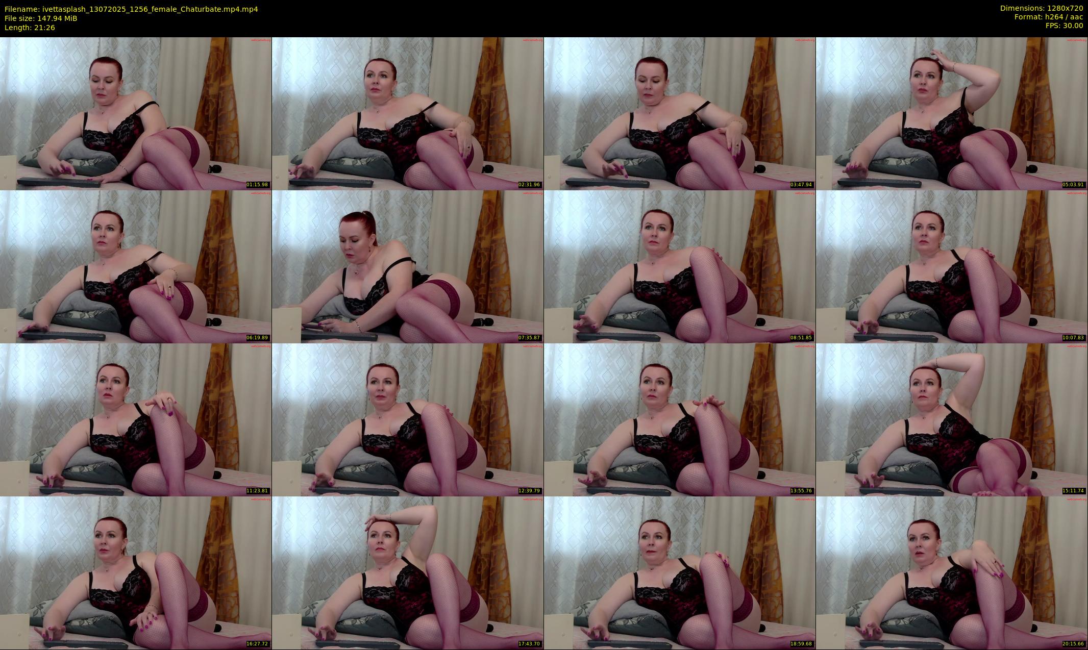 ivettasplash — 22 minute Chaturbate female cam show recording, 720p, Jul 13, 2025
