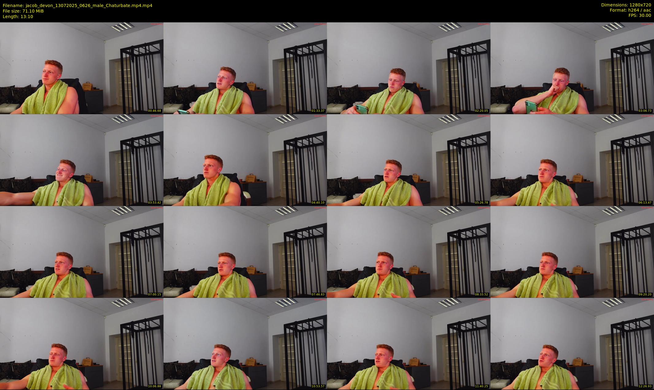 jacob_devon — 14 minute Chaturbate male cam show recording, 720p, Jul 13, 2025