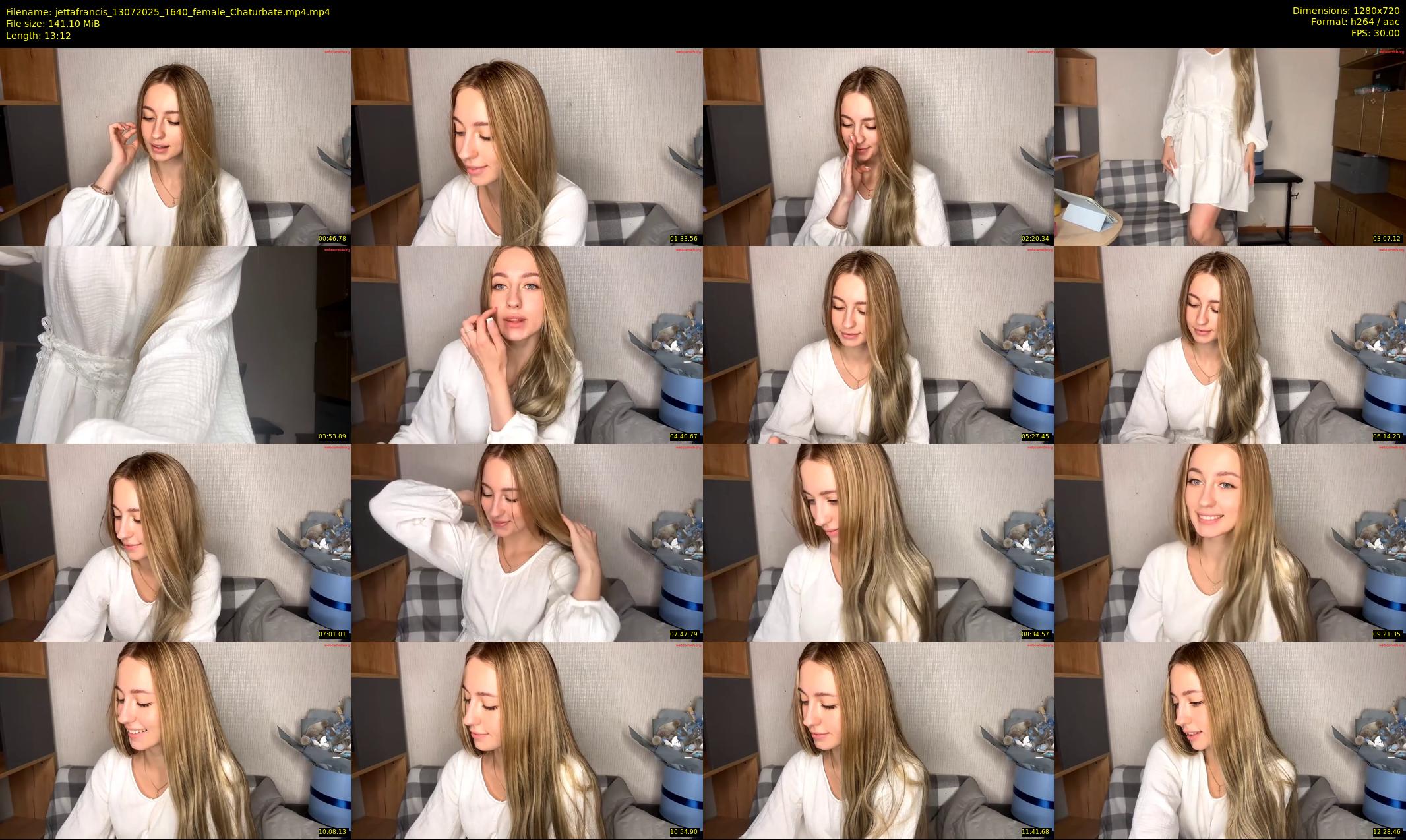 jettafrancis — 14 minute Chaturbate female cam show recording, 720p, Jul 13, 2025