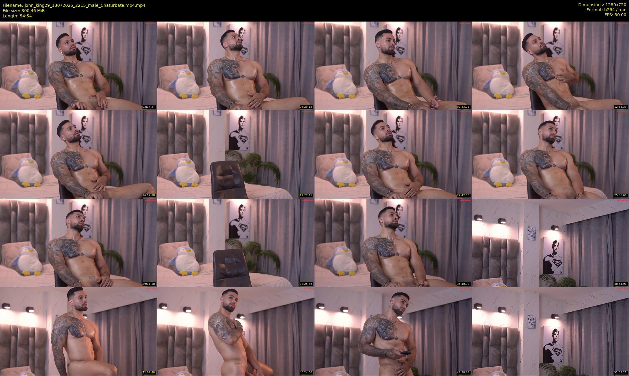 john_king29 — 55 minute Chaturbate male cam show recording, 720p, Jul 13, 2025