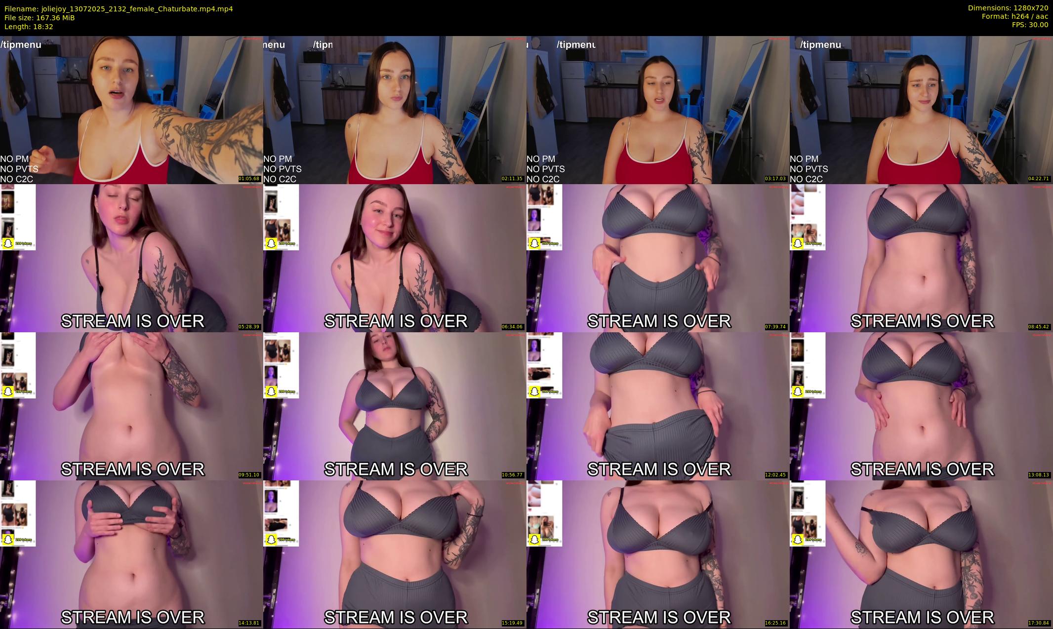 joliejoy — 19 minute Chaturbate female cam show recording, 720p, Jul 13, 2025
