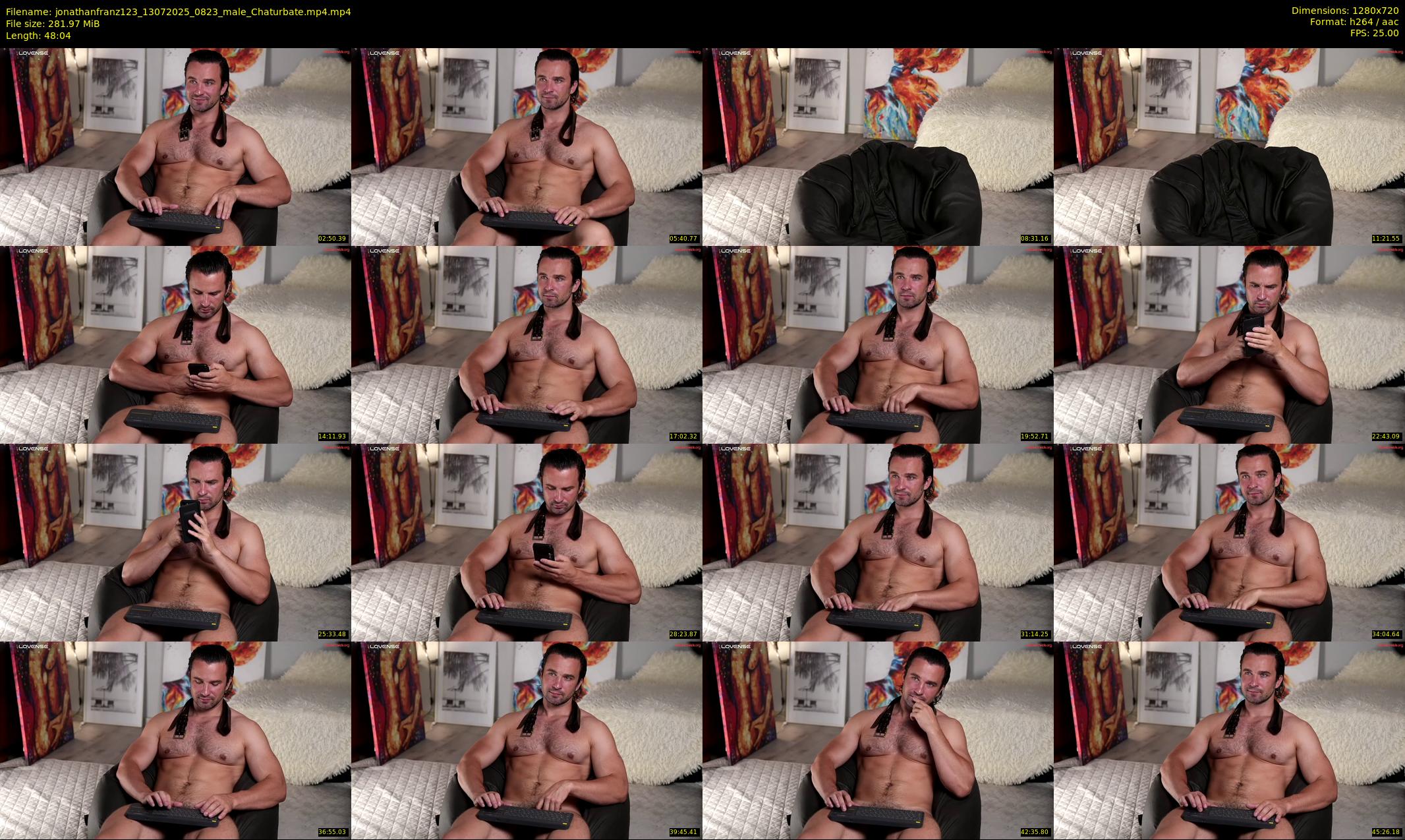 jonathanfranz123 — 49 minute Chaturbate male cam show recording, 720p, Jul 13, 2025