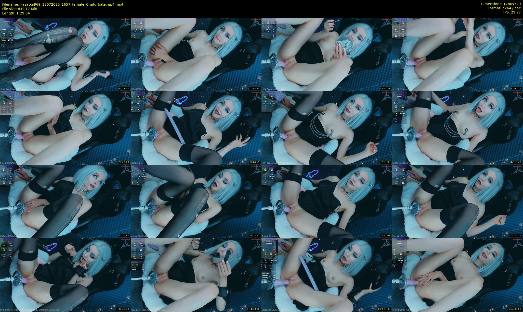 kasatka969 — 90 minute Chaturbate female cam show recording, 720p, Jul 13, 2025