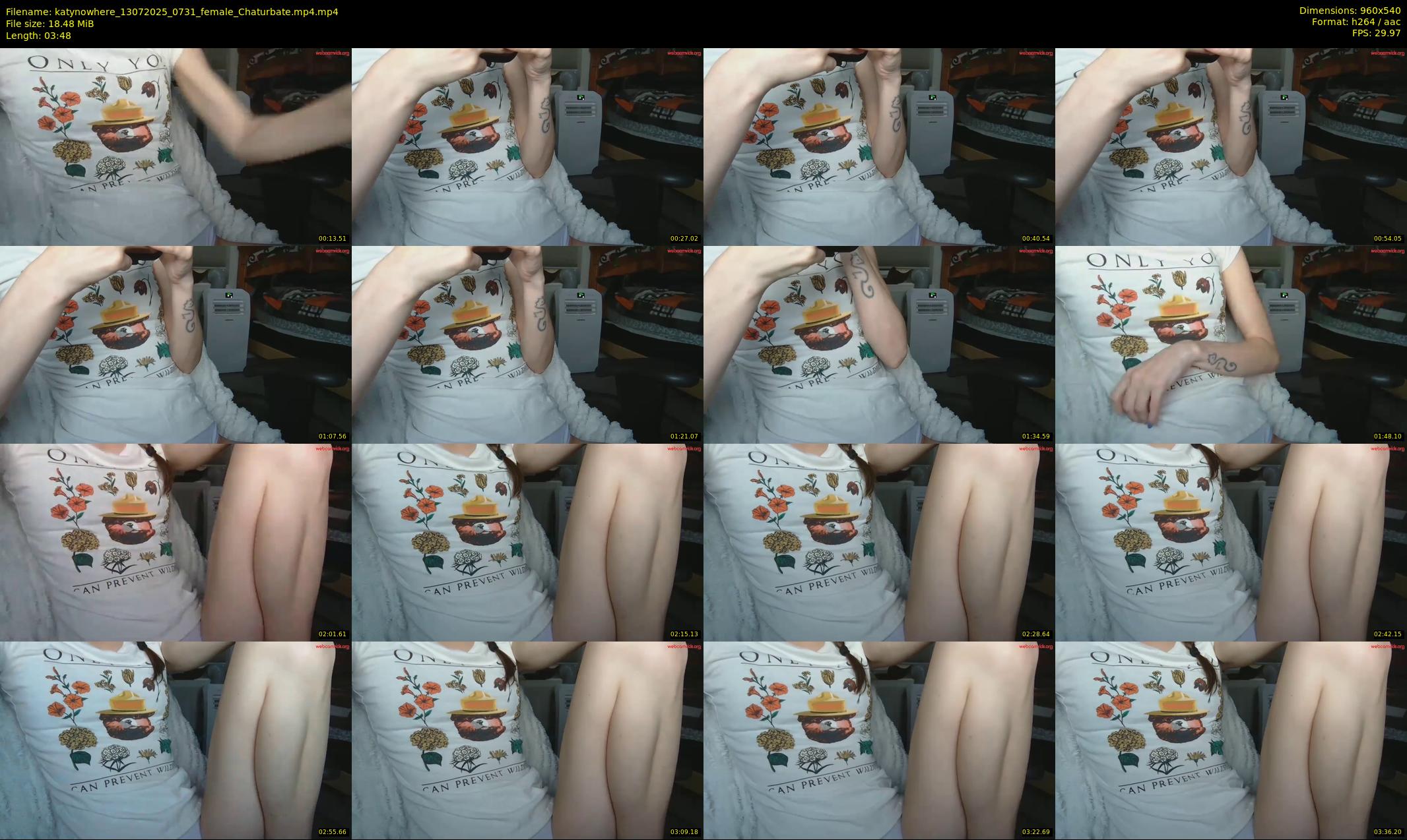 katynowhere — 4 minute Chaturbate female cam show recording, 480p, Jul 13, 2025