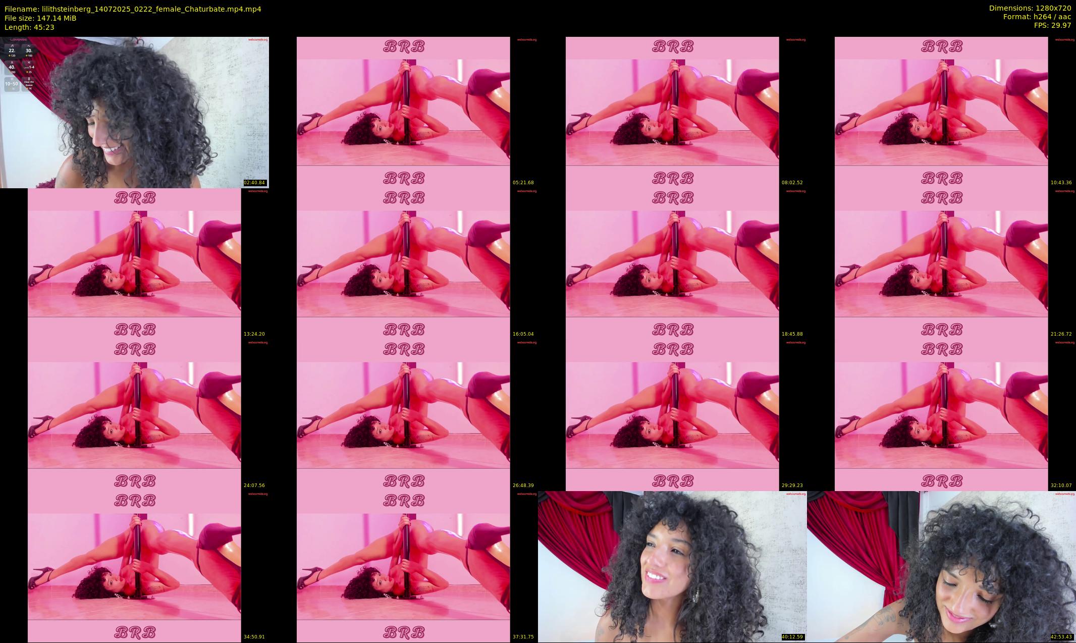 lilithsteinberg — 46 minute Chaturbate female cam show recording, 720p, Jul 14, 2025