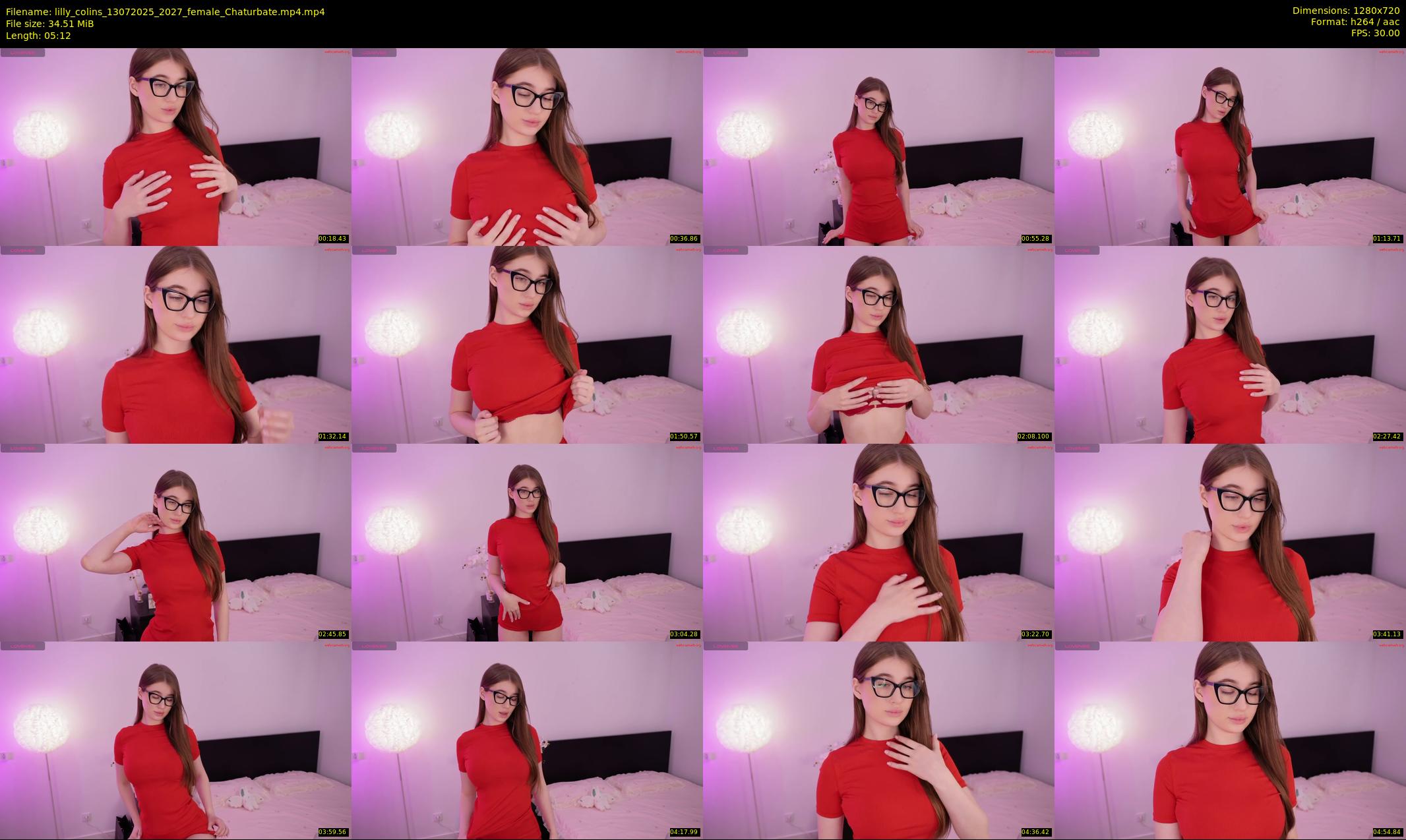 lilly_colins — 6 minute Chaturbate female cam show recording, 720p, Jul 13, 2025