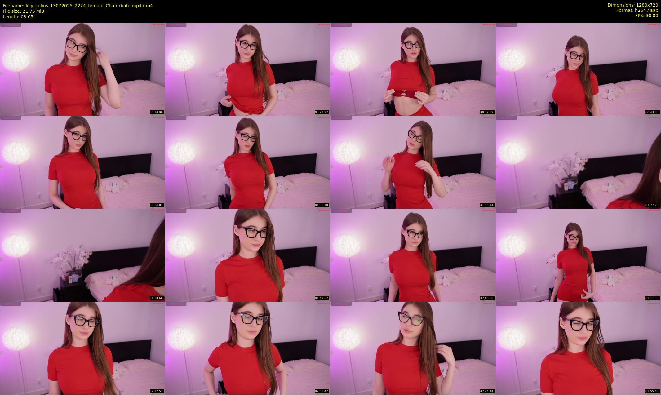lilly_colins — 4 minute Chaturbate female cam show recording, 720p, Jul 13, 2025