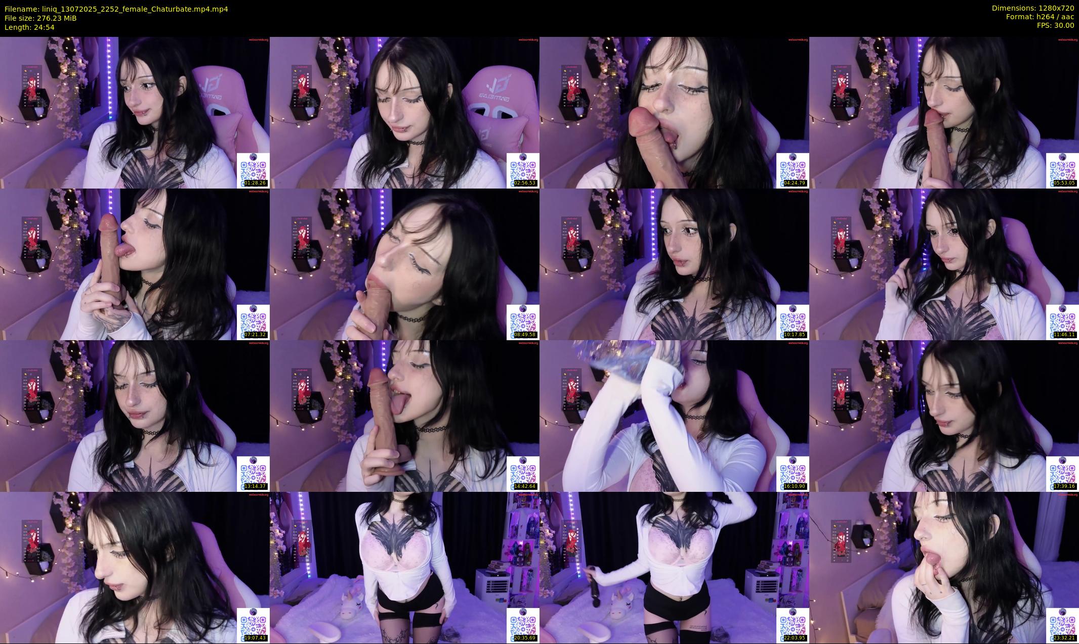 liniq — 25 minute Chaturbate female cam show recording, 720p, Jul 13, 2025
