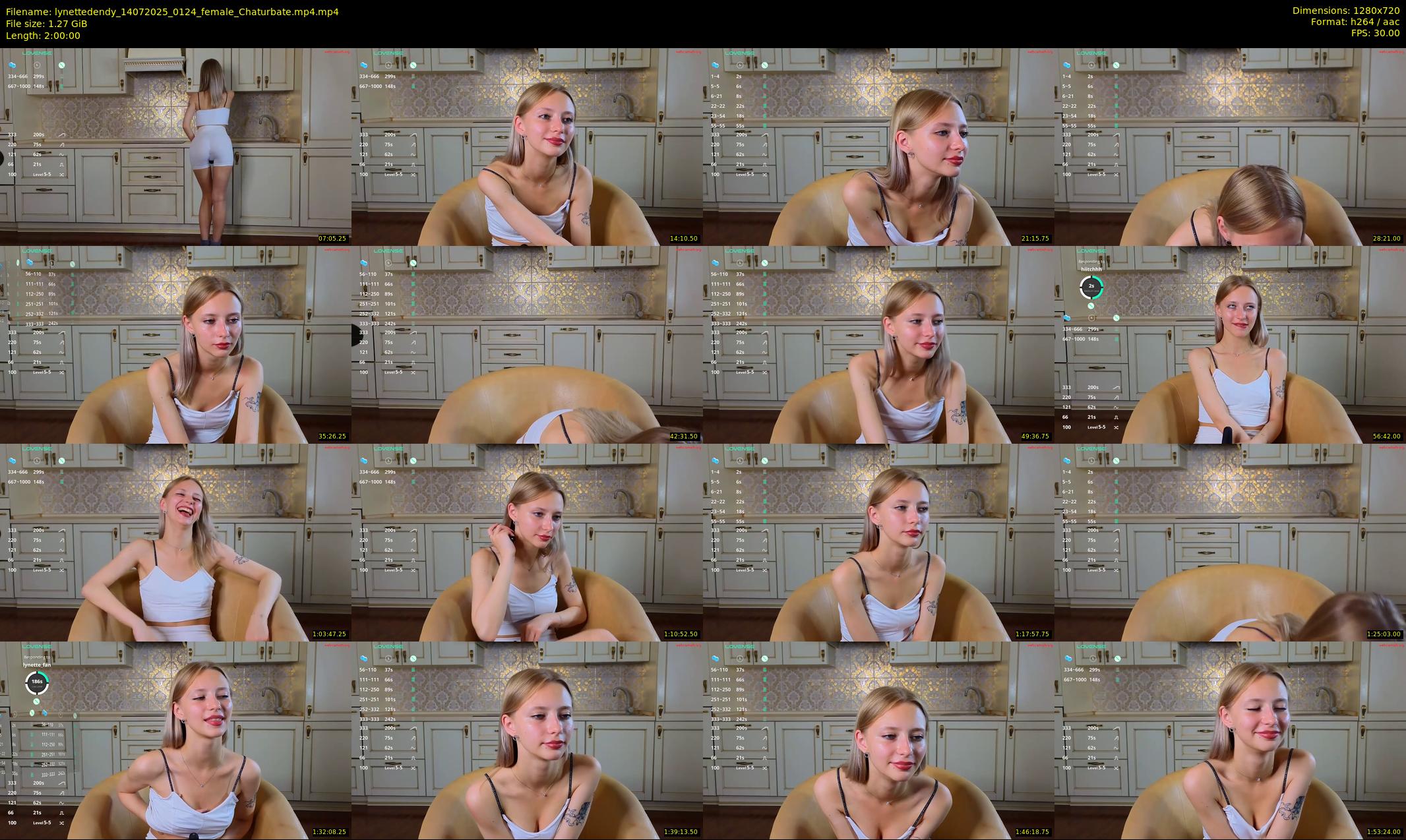 lynettedendy — 120 minute Chaturbate female cam show recording, 720p, Jul 14, 2025