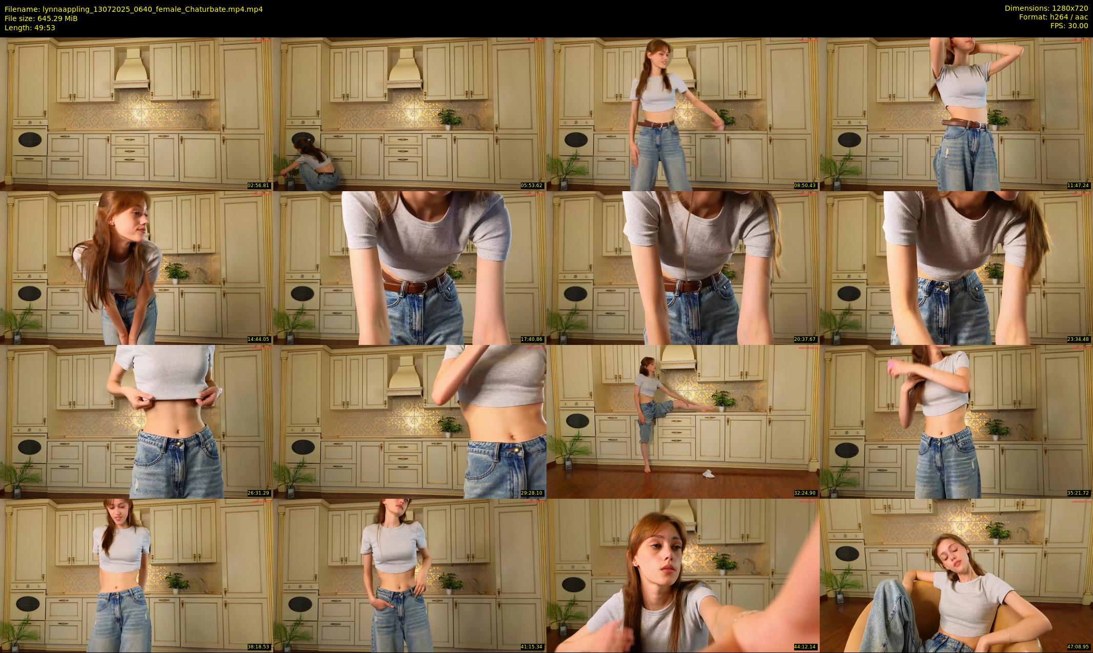 lynnaappling — 50 minute Chaturbate female cam show recording, 720p, Jul 13, 2025