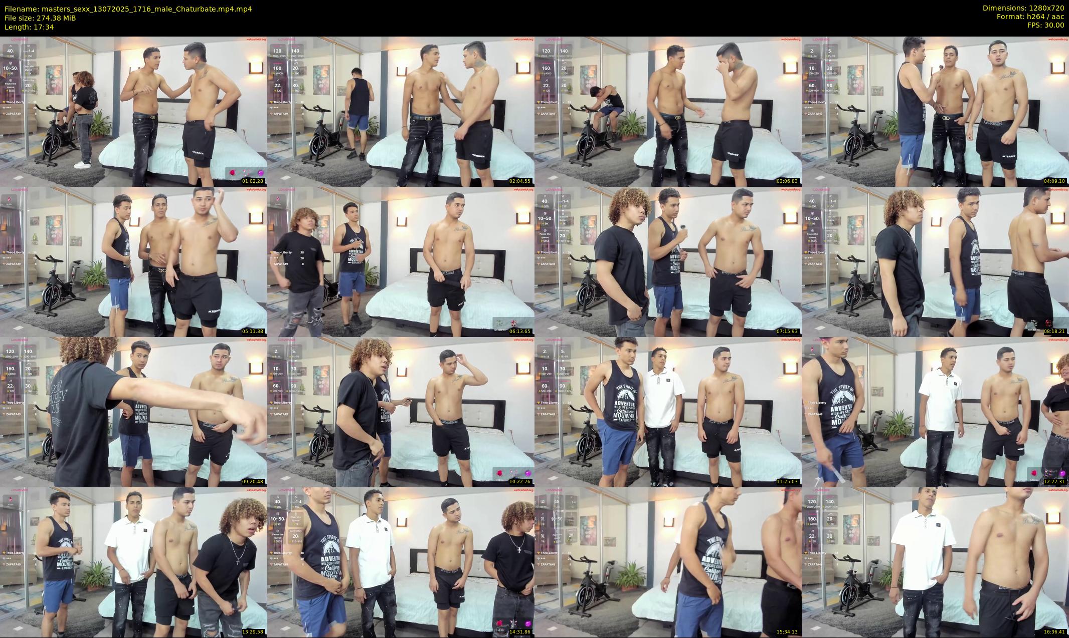 masters_sexx — 18 minute Chaturbate male cam show recording, 720p, Jul 13, 2025