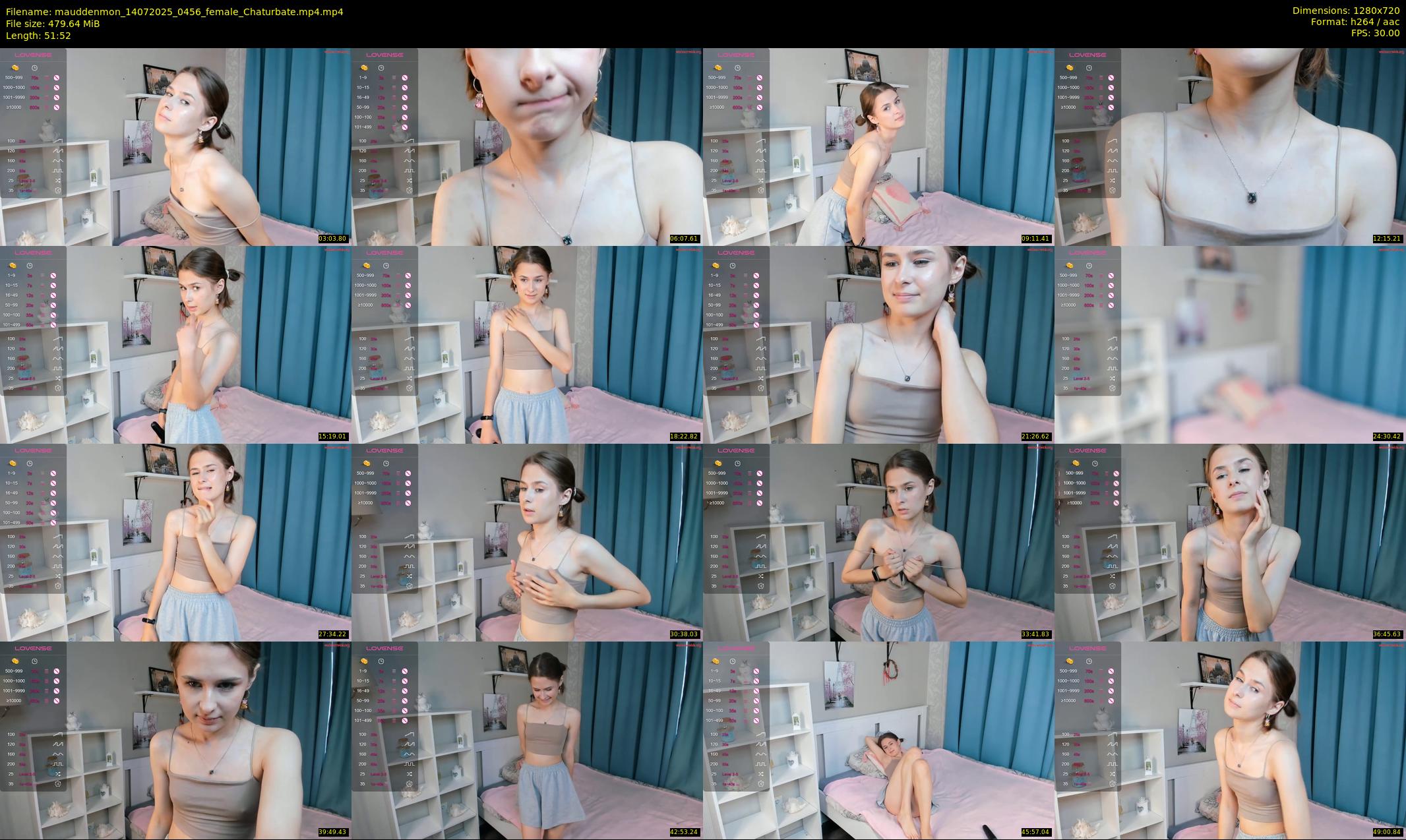 mauddenmon — 52 minute Chaturbate female cam show recording, 720p, Jul 14, 2025
