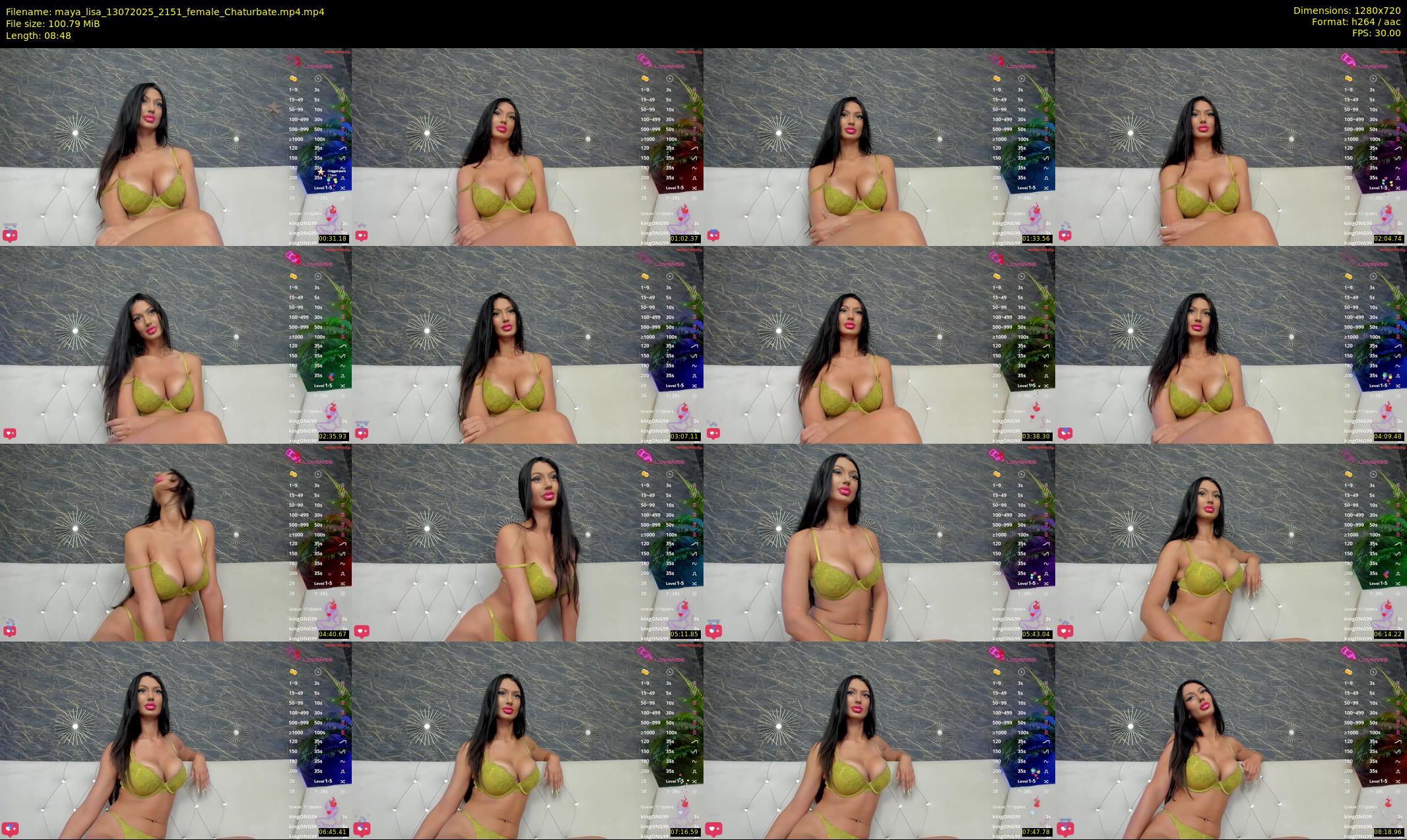 maya_lisa — 9 minute Chaturbate female cam show recording, 720p, Jul 13, 2025