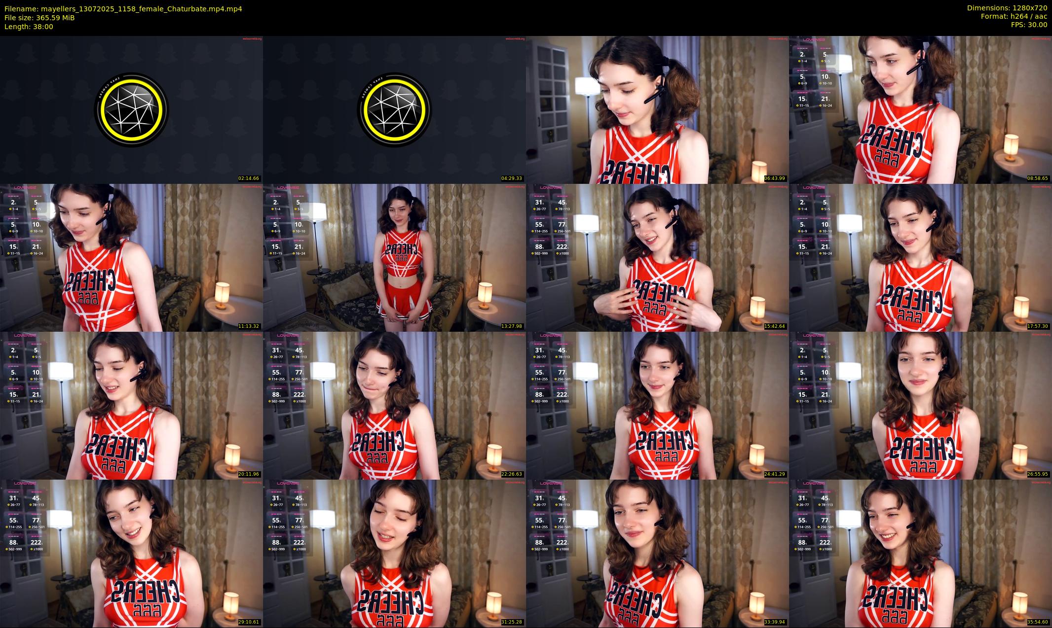 mayellers — 38 minute Chaturbate female cam show recording, 720p, Jul 13, 2025