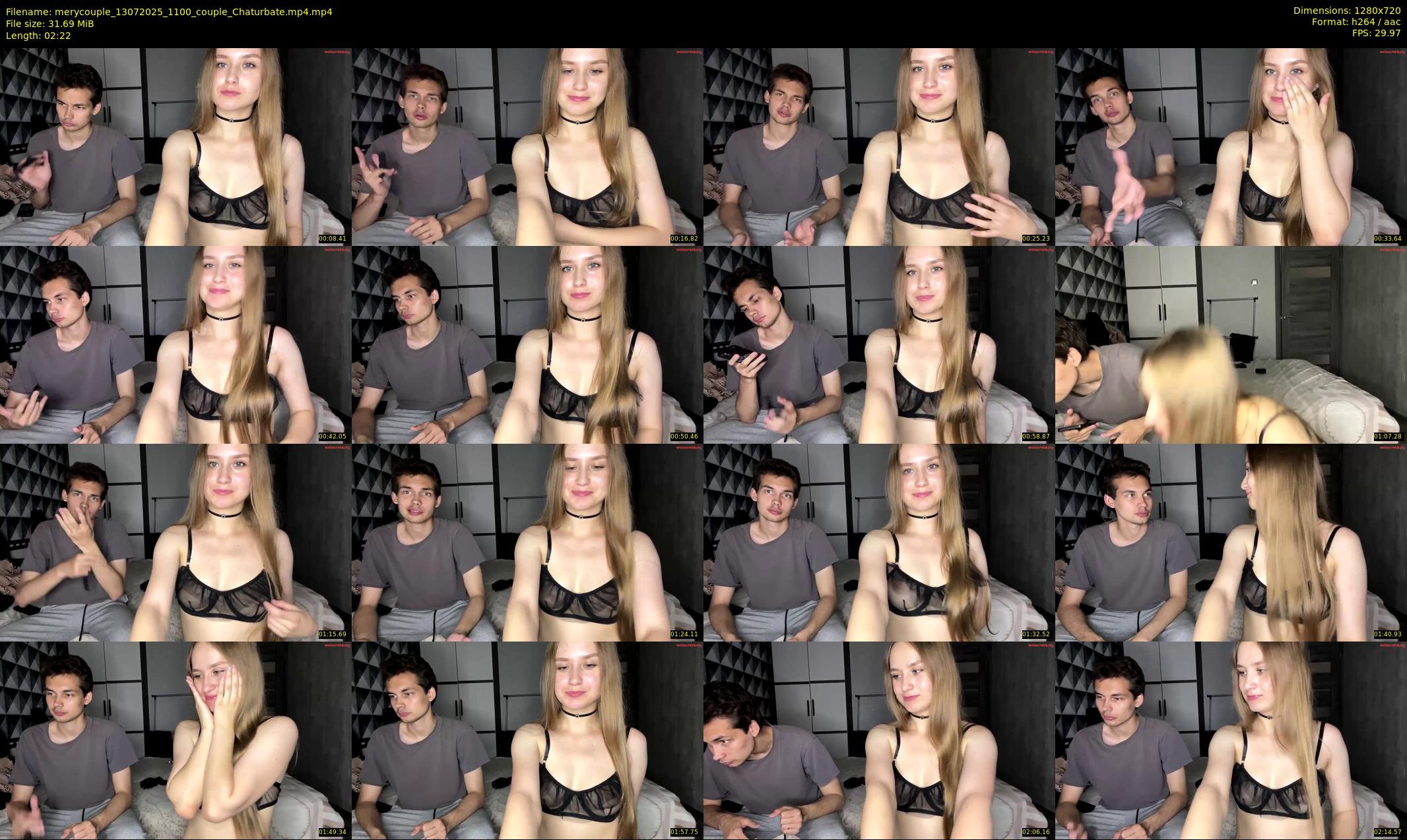 merycouple — 3 minute Chaturbate couple cam show recording, 720p, Jul 13, 2025