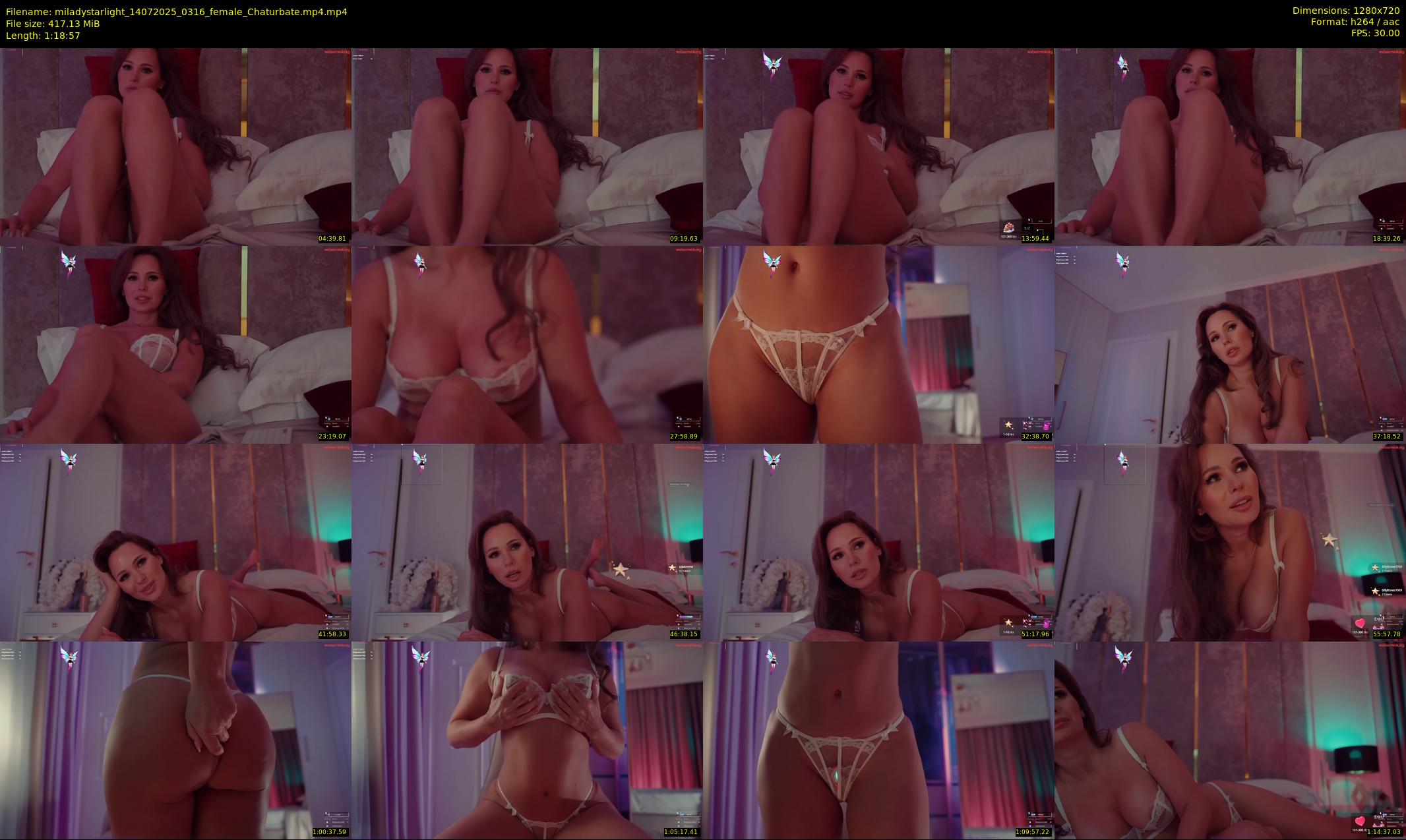 miladystarlight — 79 minute Chaturbate female cam show recording, 720p, Jul 14, 2025