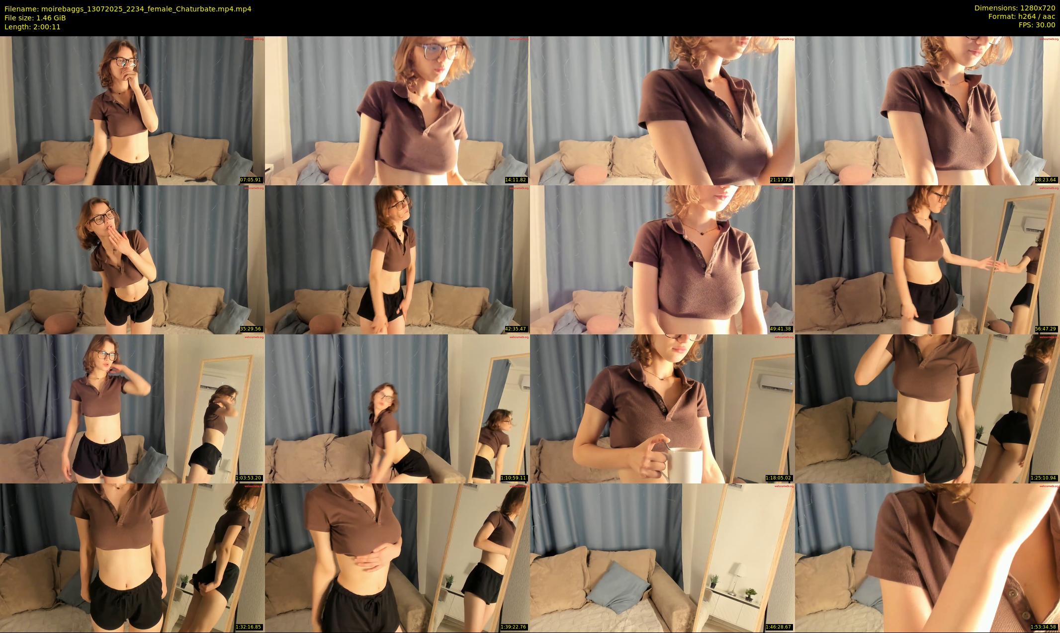 moirebaggs — 121 minute Chaturbate female cam show recording, 720p, Jul 13, 2025