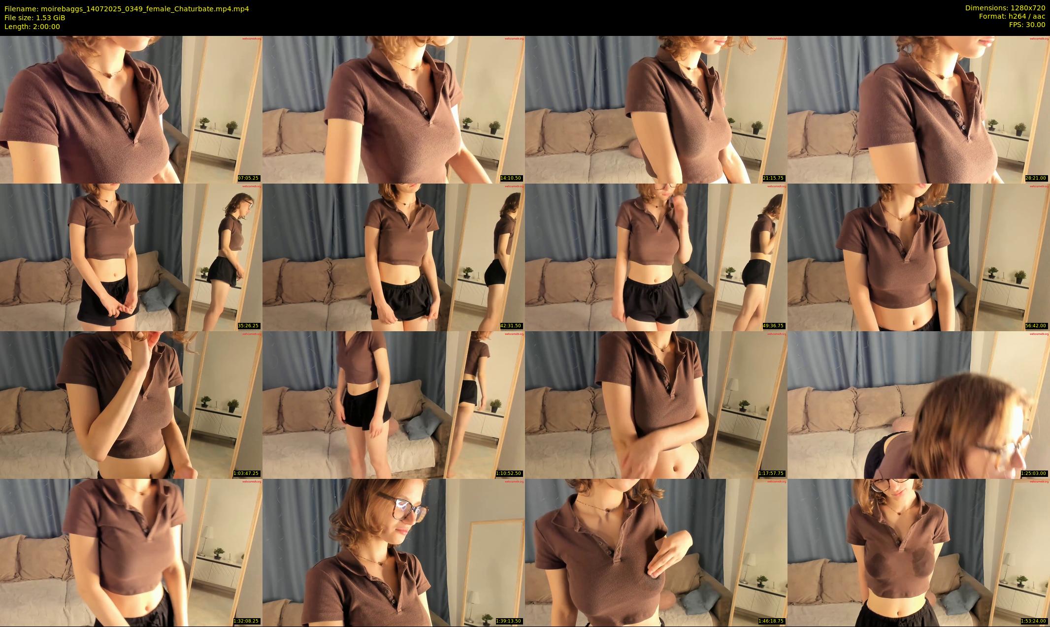 moirebaggs — 120 minute Chaturbate female cam show recording, 720p, Jul 14, 2025