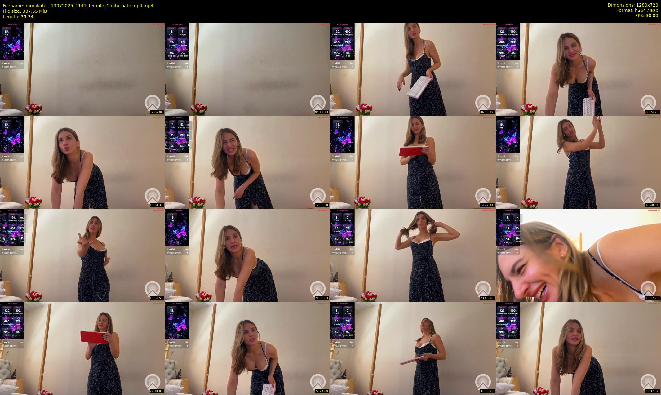monikate_ — 36 minute Chaturbate couple cam show recording, 720p, Jul 13, 2025
