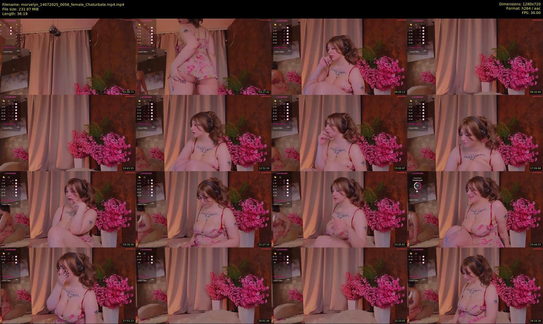 morvelyn — 37 minute Chaturbate female cam show recording, 720p, Jul 14, 2025