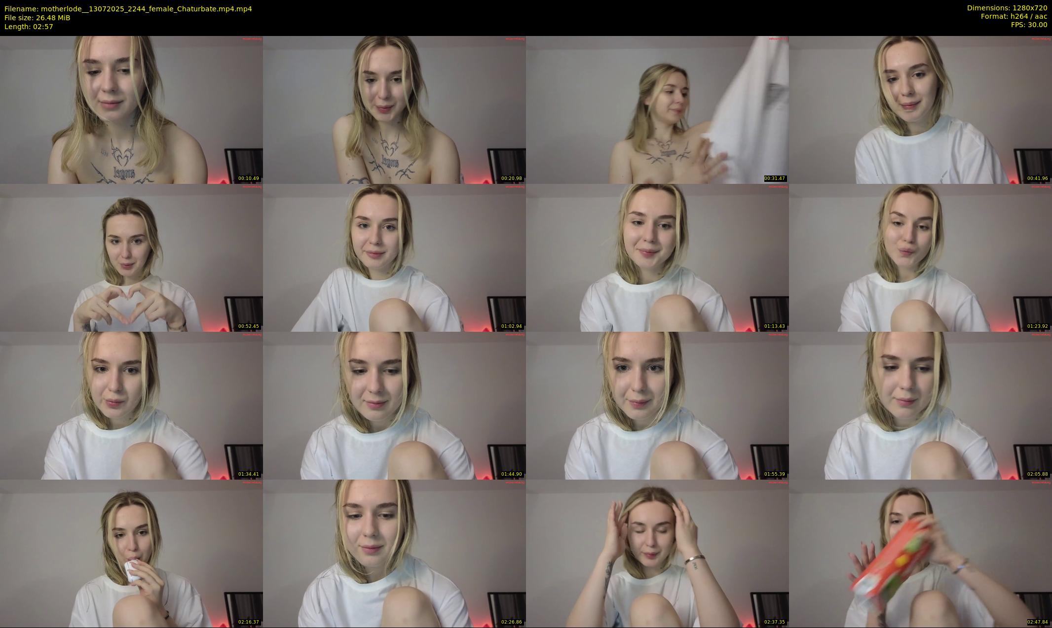 motherlode_ — 3 minute Chaturbate female cam show recording, 720p, Jul 13, 2025